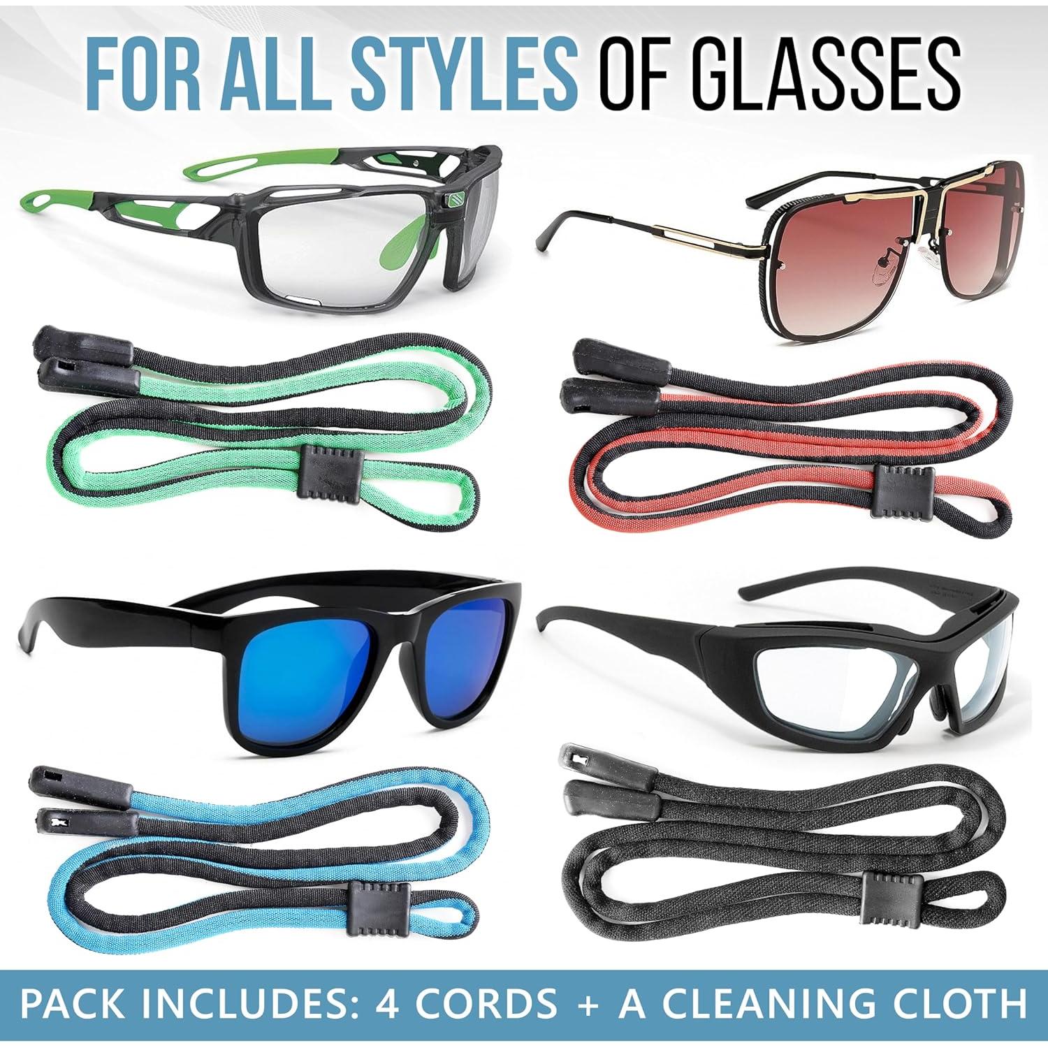 Soporte de Cuerda para Gafas Sigonna - 4 Cuerdas Ajustables