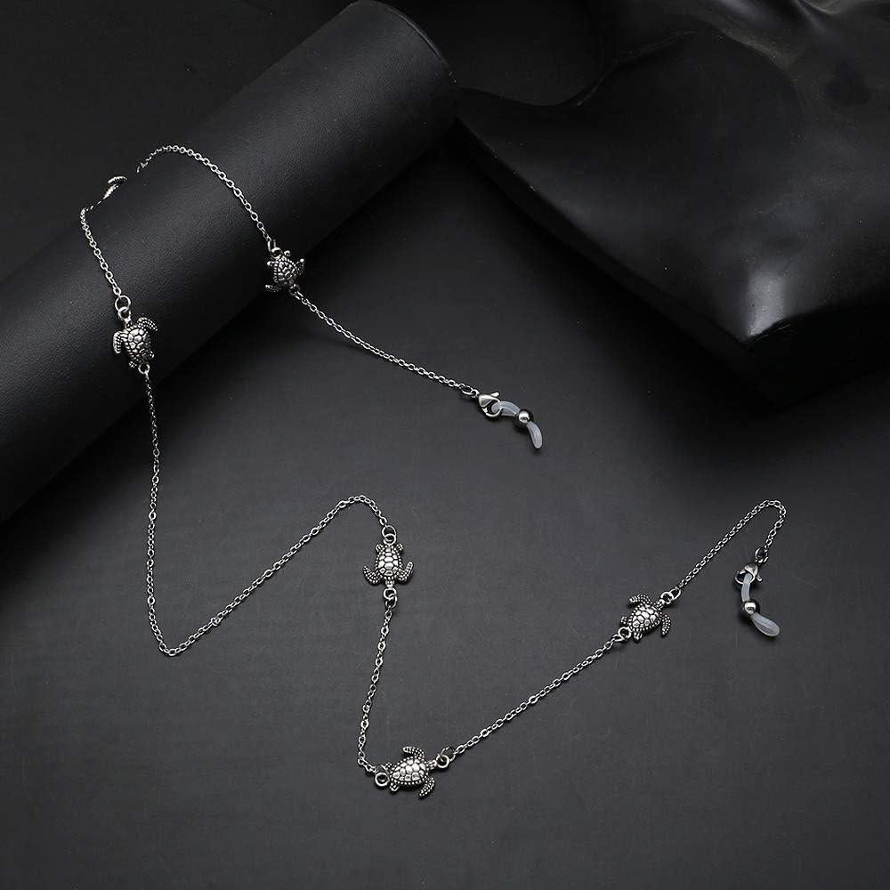 Cadena Lanyard KAI Top para Gafas y Mascarillas Plateada