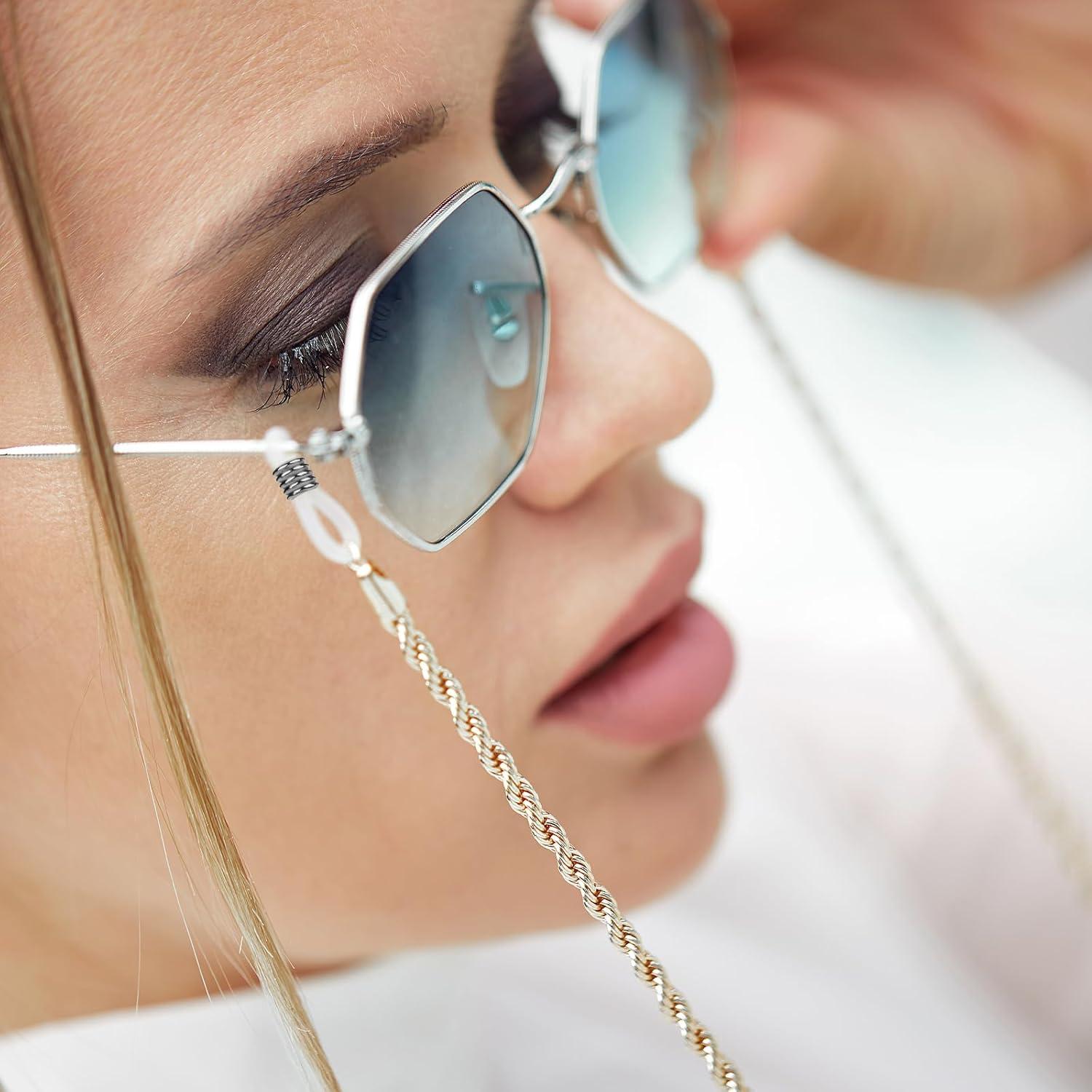 80 Anillos de Goma para Gafas Ajustables - Silicona