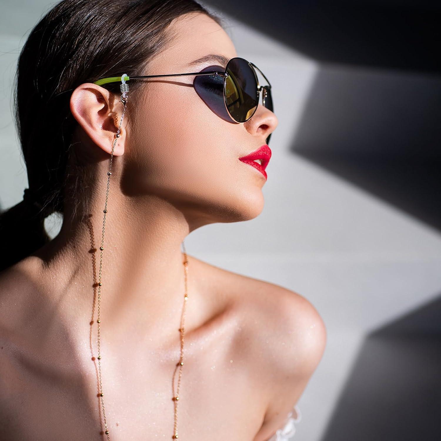 80 Anillos de Goma para Gafas Ajustables - Silicona