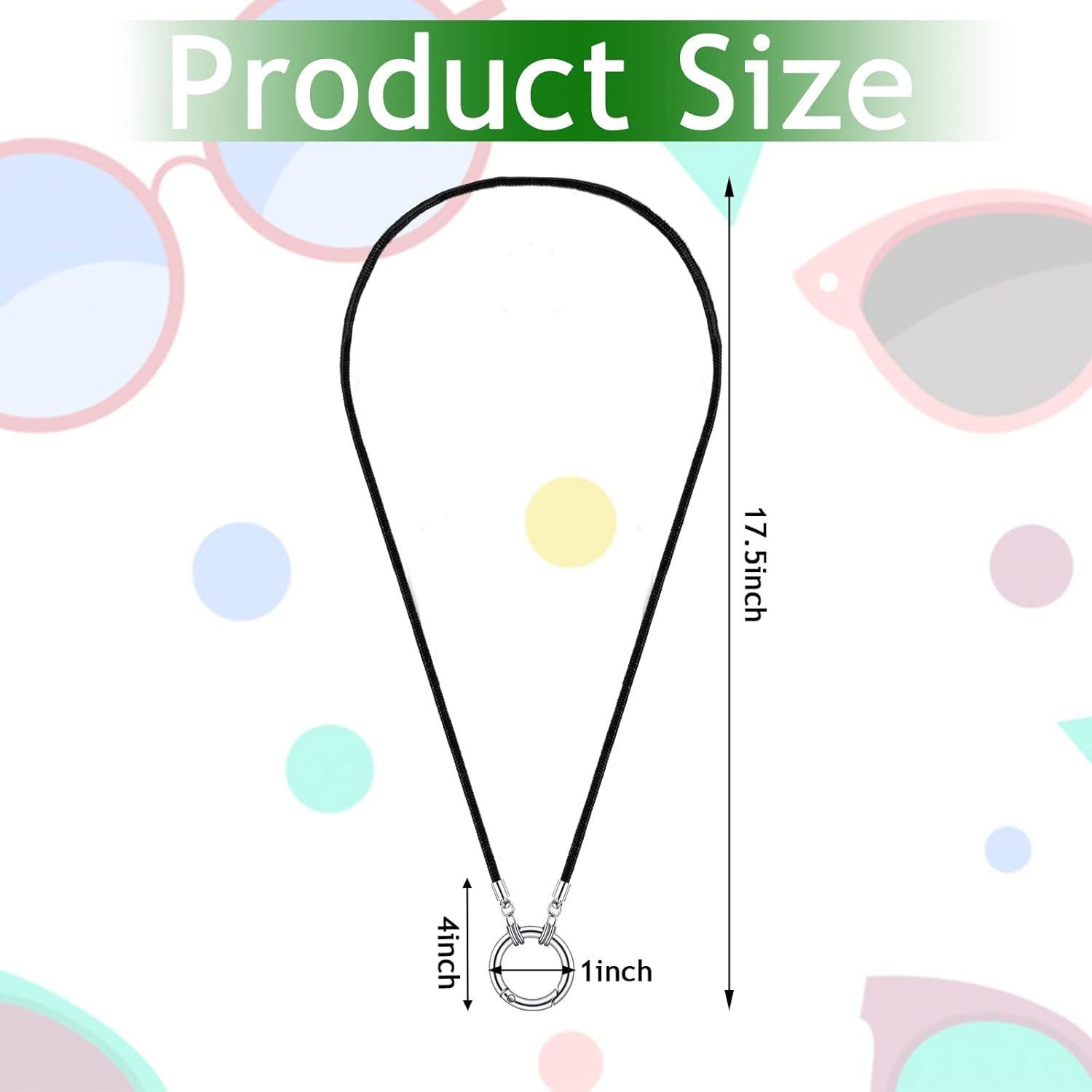 Collar Sostenedor de Gafas Junkin 3 Pcs Acero Inoxidable