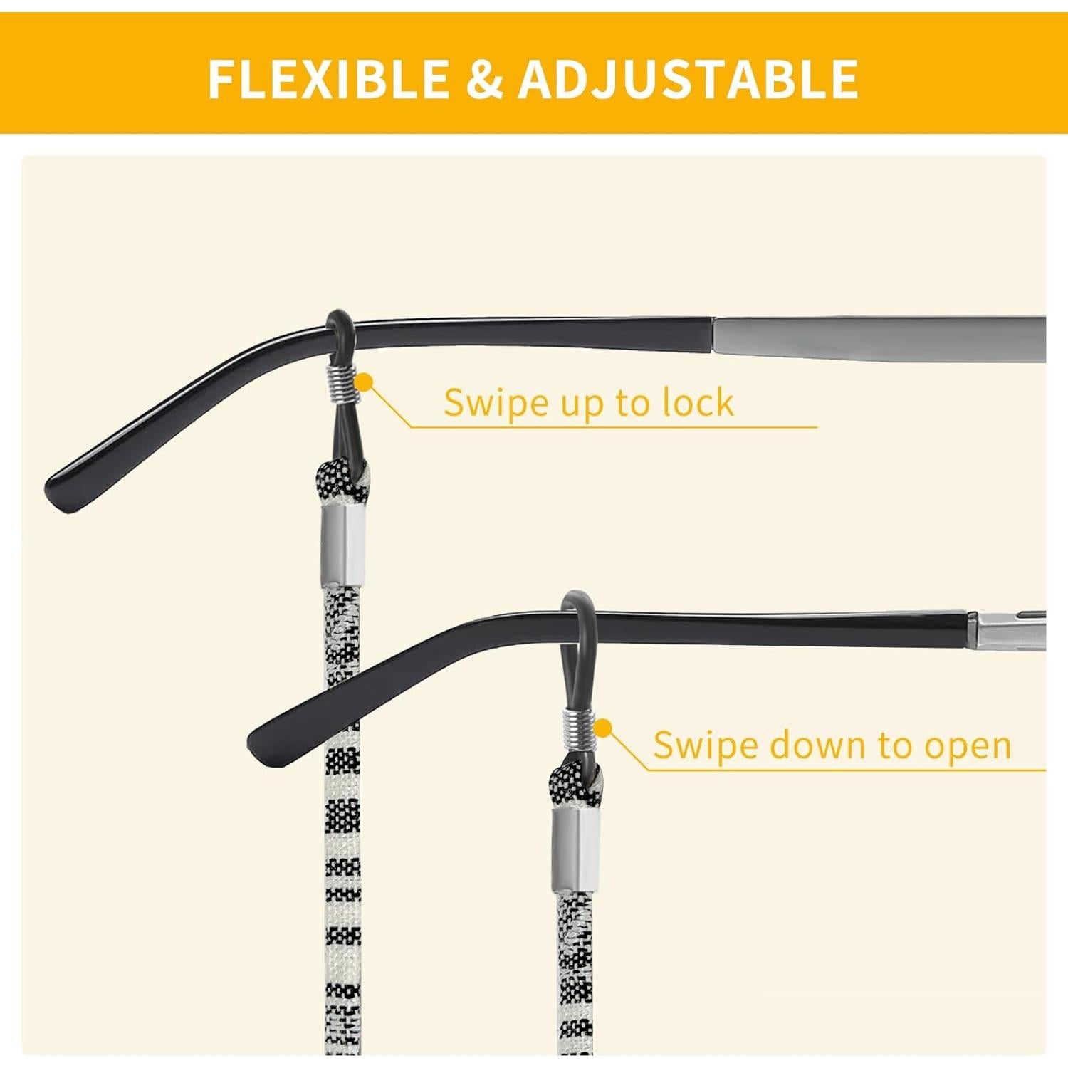 Correa para Gafas BILIONE 6 Pcs Cuero 68.58 cm Rojo Oscuro