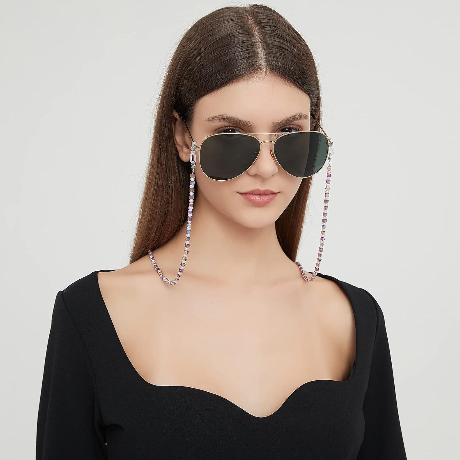 Cadena de Gafas REVEMCN Multicolor 76 cm para Mascarillas