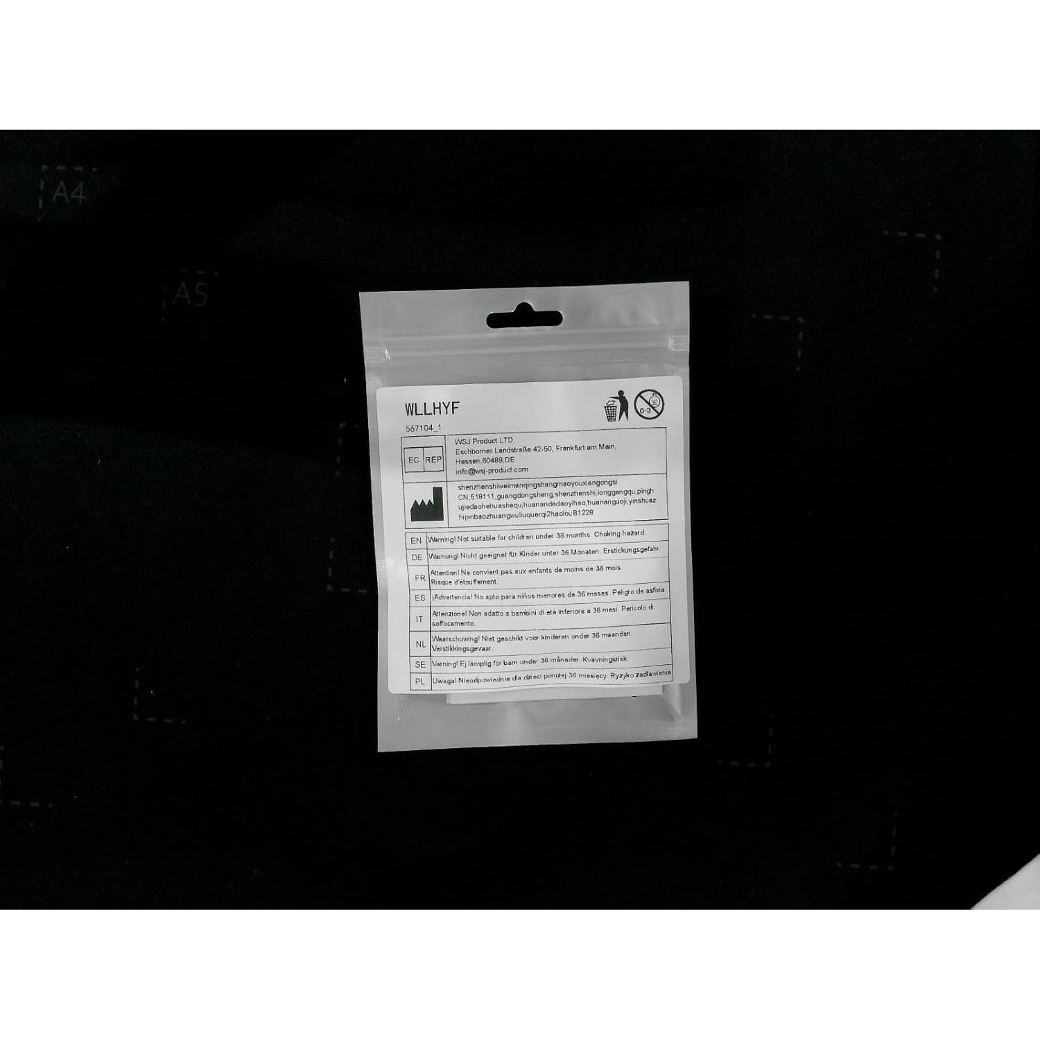 Correa para Gafas 2 PCS con Perlas Negro y Blanco