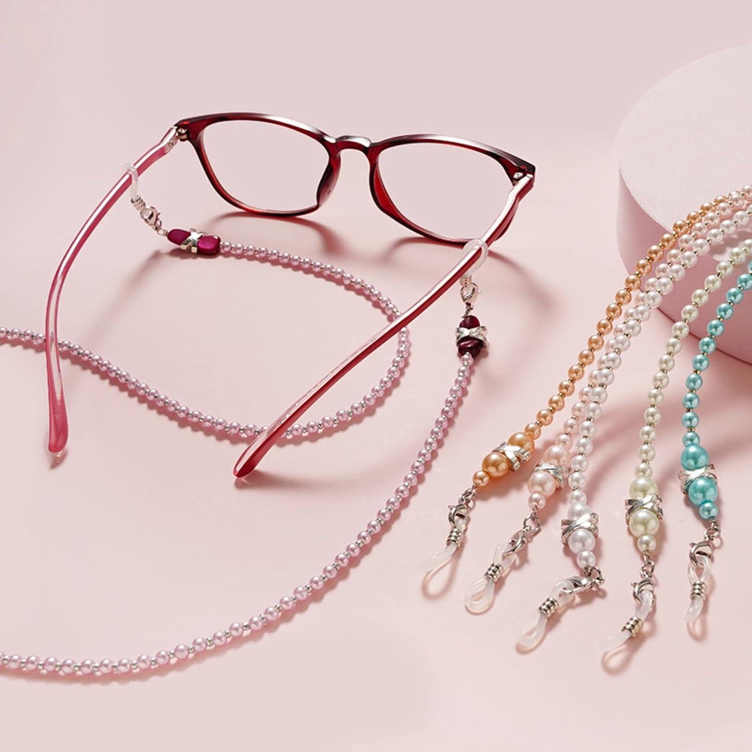 Cadena para Gafas TXIN con Perlas 65cm para Mujeres