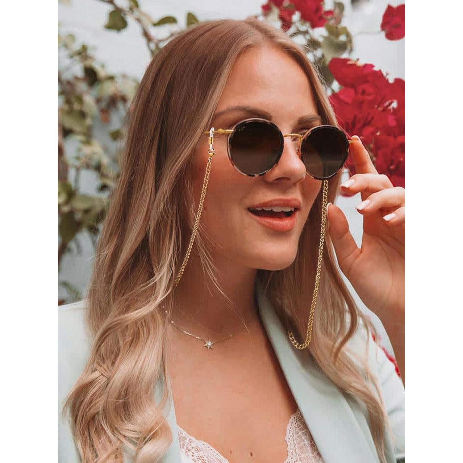 Cadena para Gafas ChainsPro Oro 18k 71 cm Mujeres