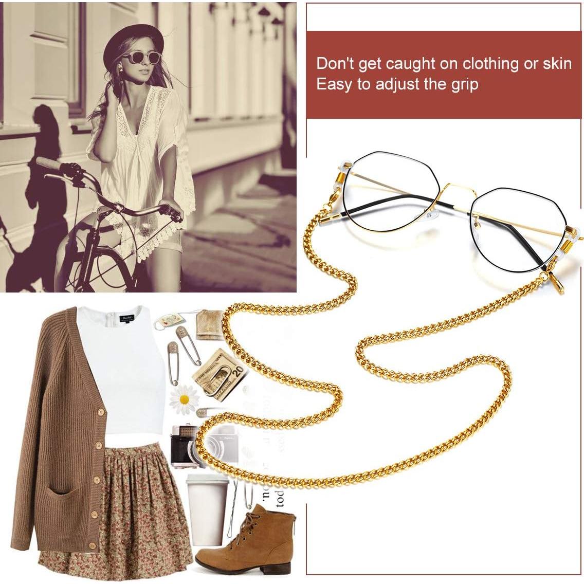 Cadena para Gafas ChainsPro Oro 18k 71 cm Mujeres