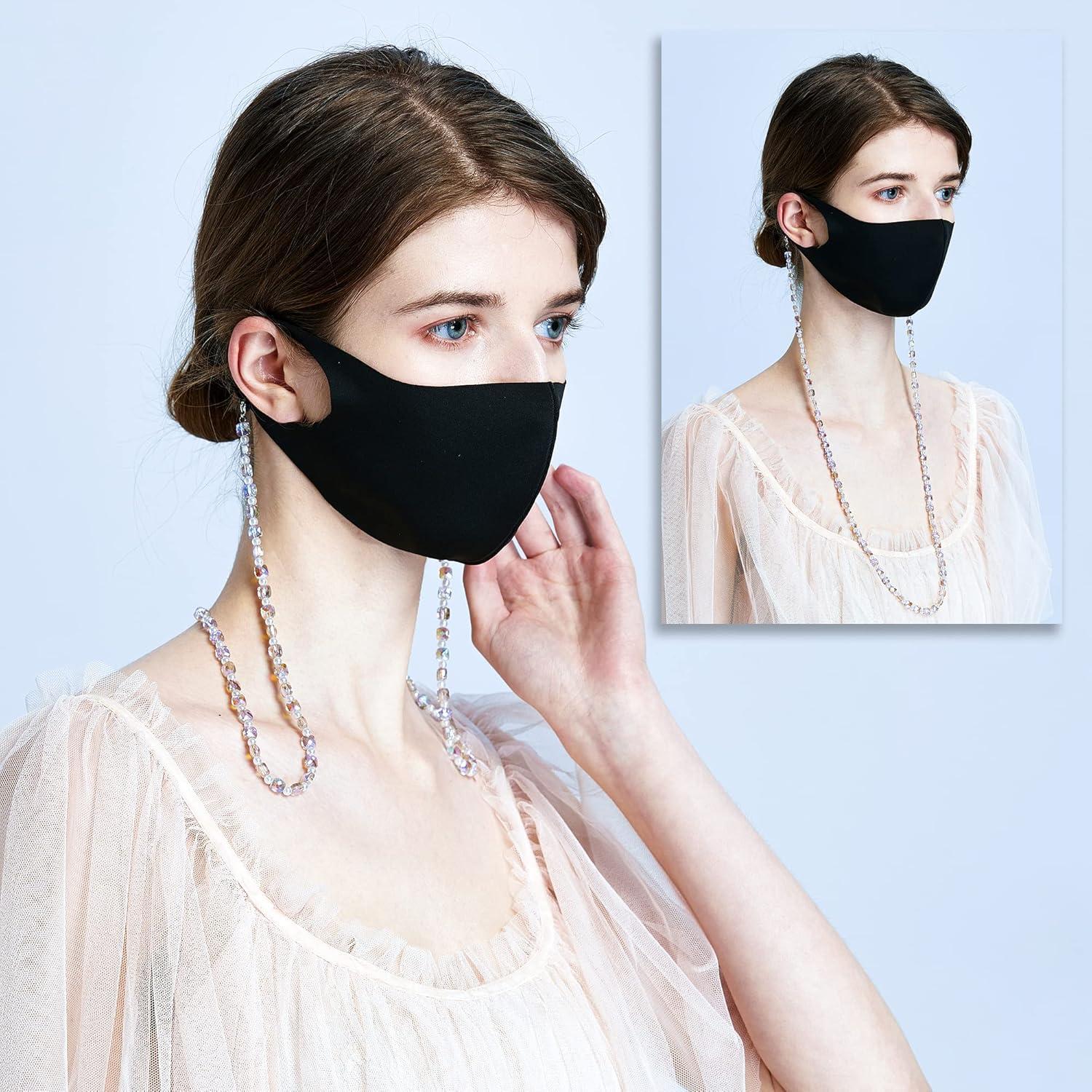 Cadena de Gafas REVEMCN Rosa y Púrpura 76 cm Multifuncional