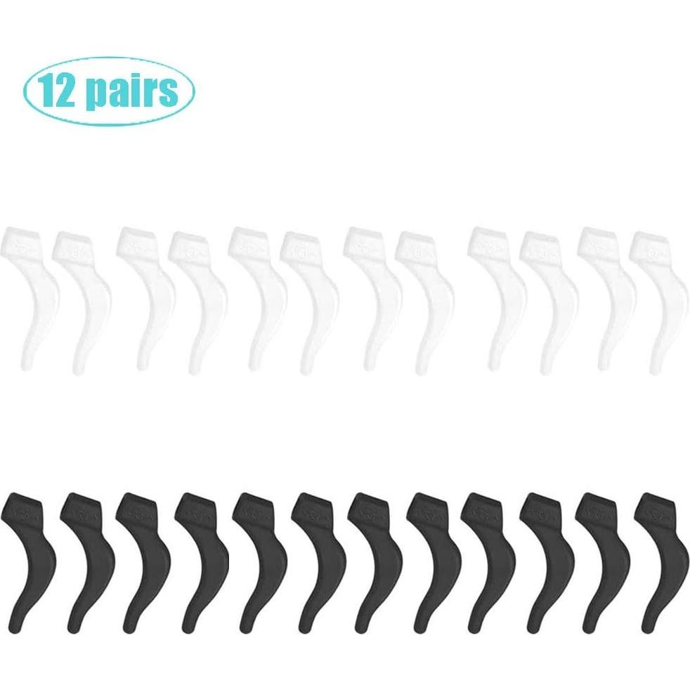 Agarre para Gafas HKIDEE Silicona Antideslizante 12 Pares
