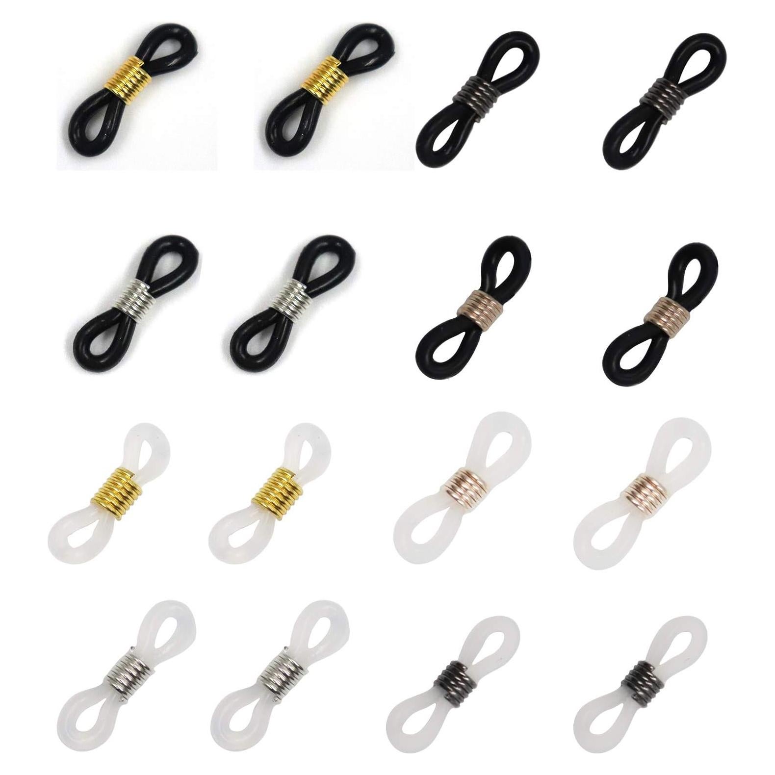 Cadena de Gafas Ruwado 16 Piezas Silicona Ajustable Antideslizante