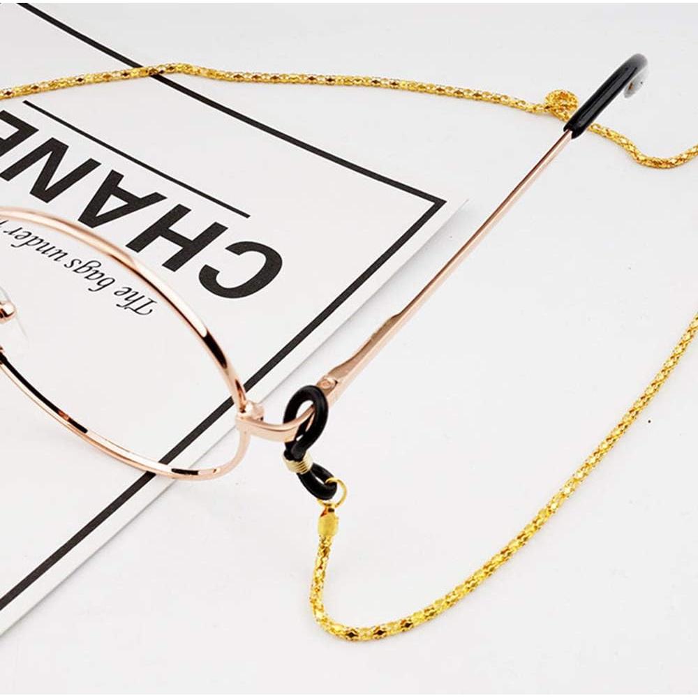 Cadena de Gafas Ruwado 16 Piezas Silicona Ajustable Antideslizante