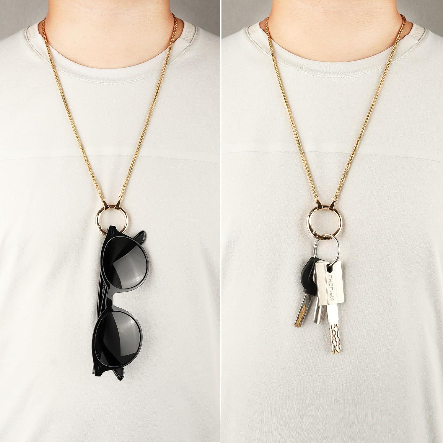 Cadena Antipérdida Guran de Acero Inoxidable 70cm