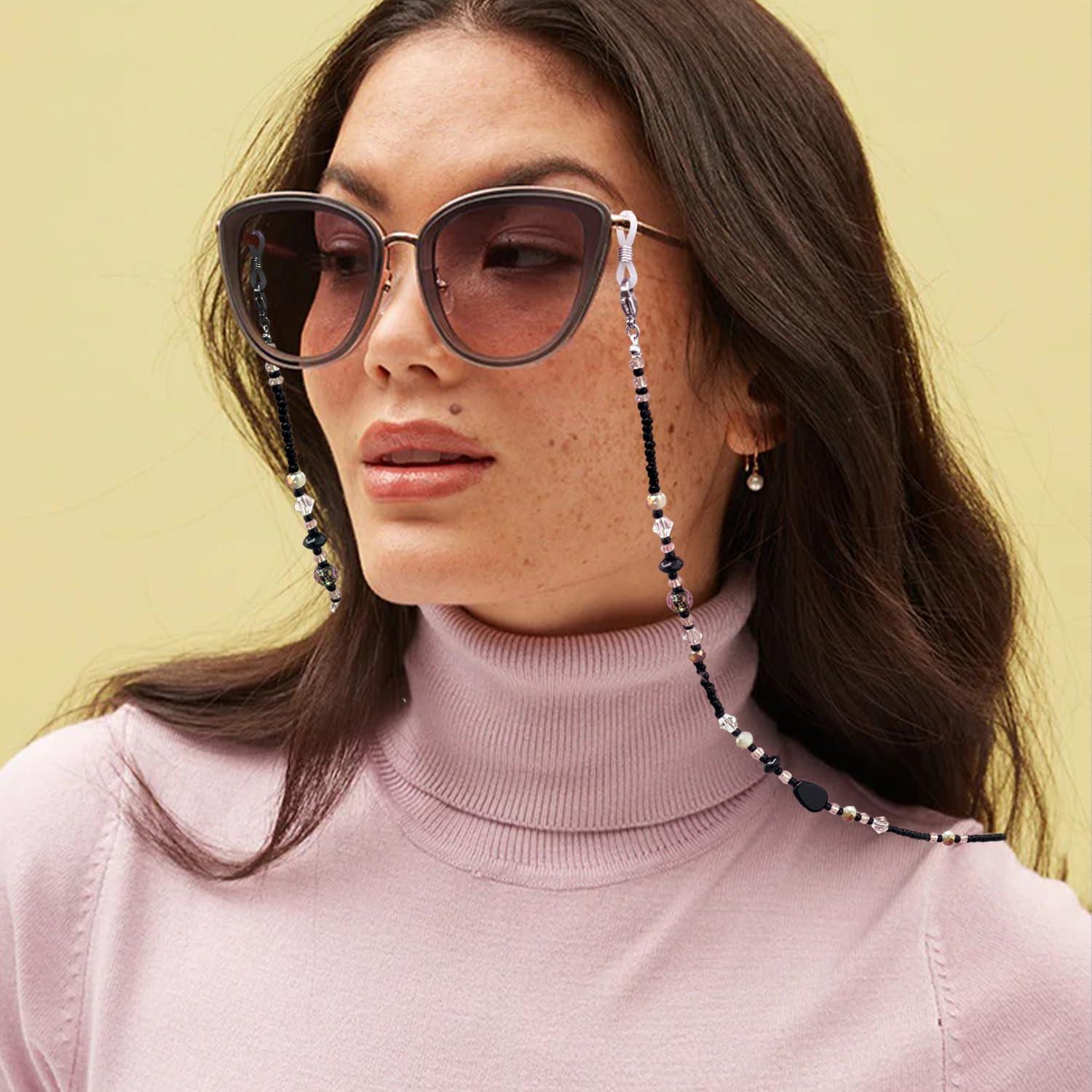 Cadena de Gafas ERNAULO con Perlas para Mujeres 73.66 cm