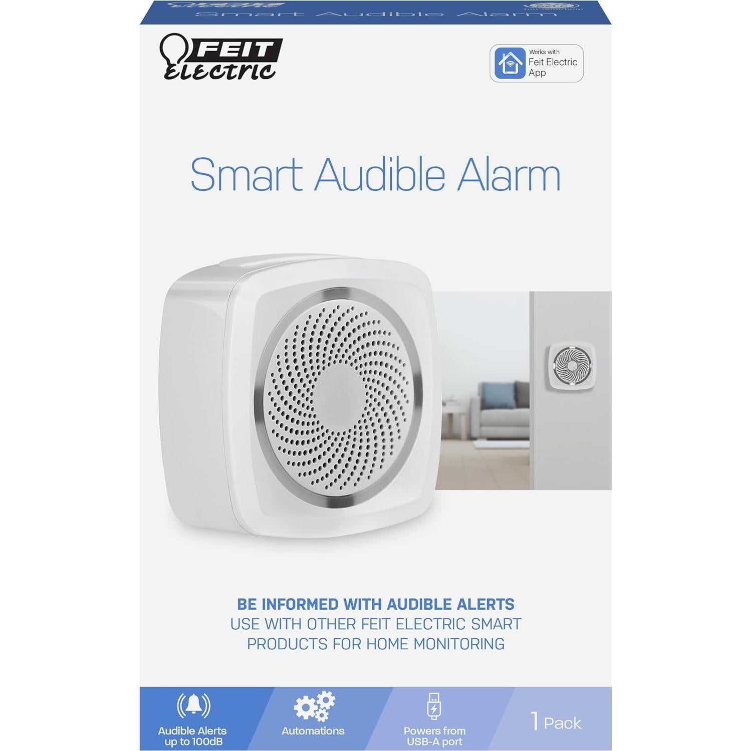 Alarma de Seguridad WiFi Feit Electric ALERT/WIFI Recargable