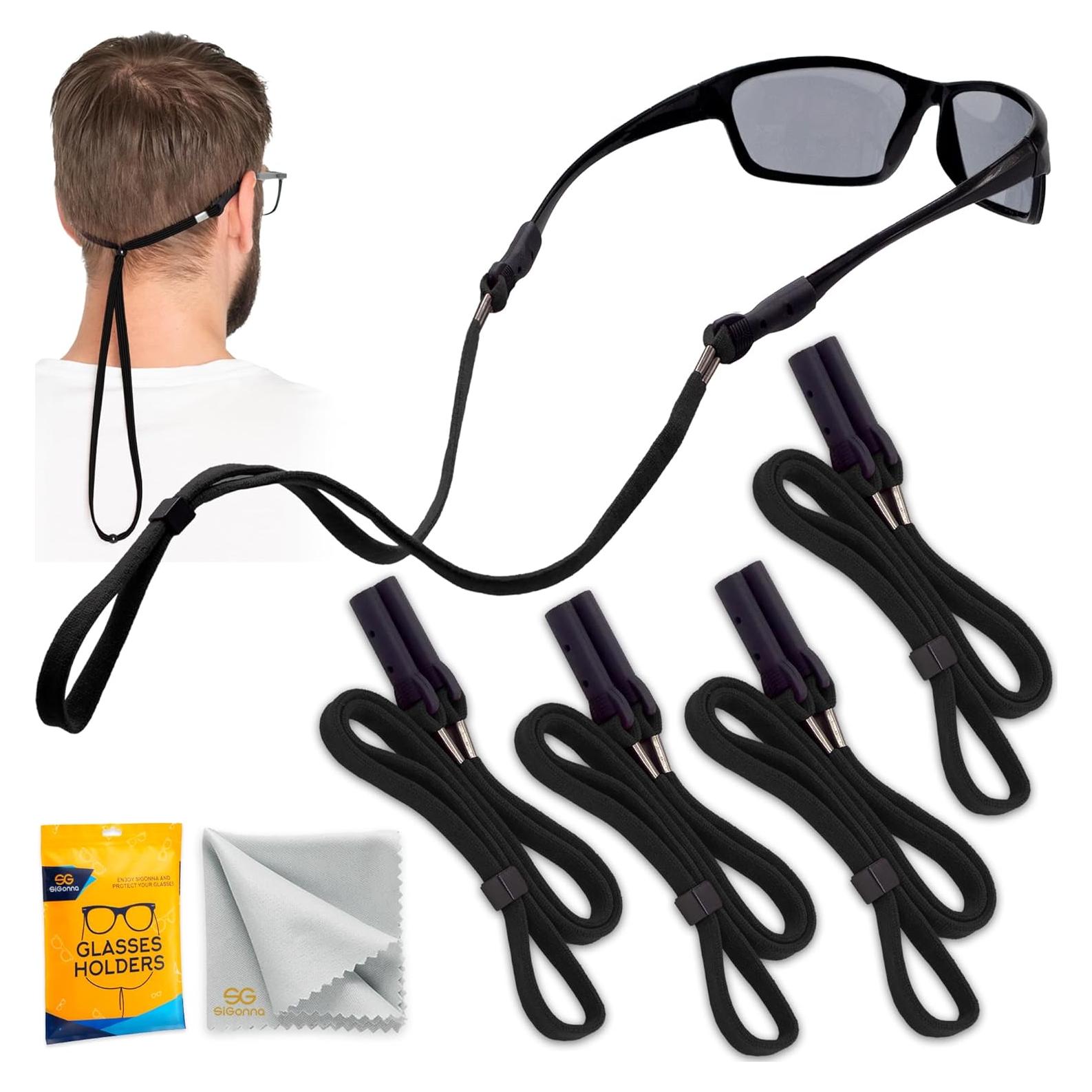 Soporte para Gafas SIGONNA Negro - 4 Correas Ajustables