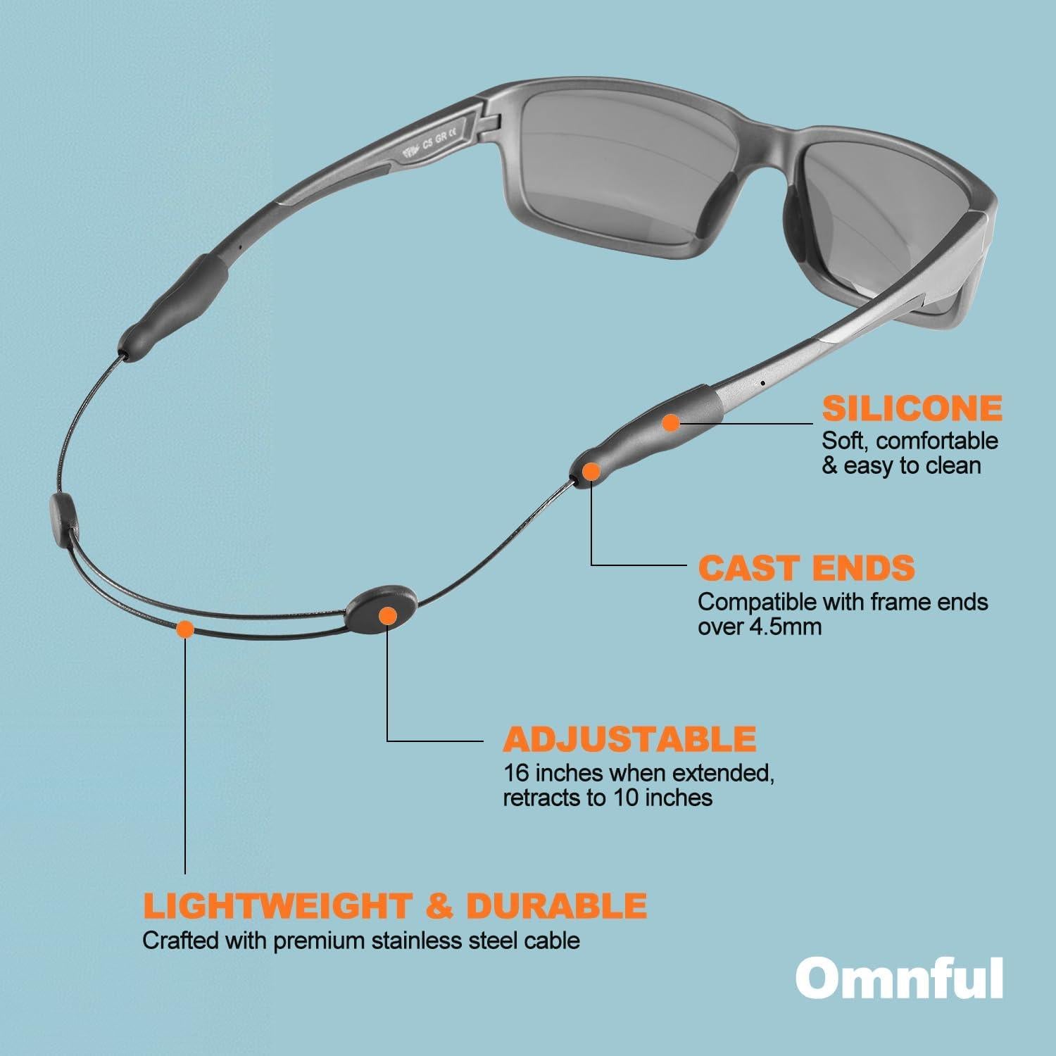 Correa Ajustable para Gafas Omnful Negra 40.64 cm