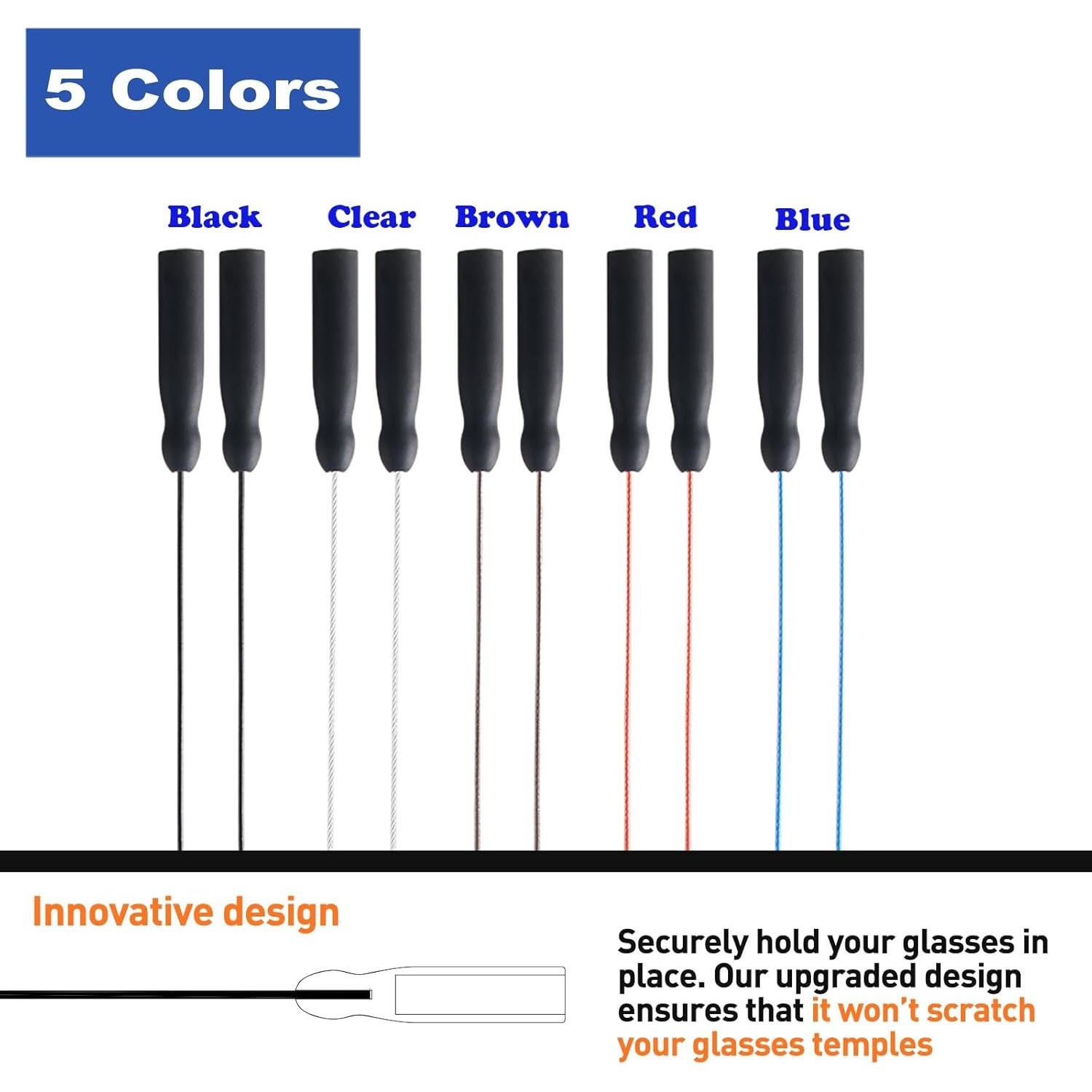 Correa Ajustable para Gafas Omnful Negra 40.64 cm