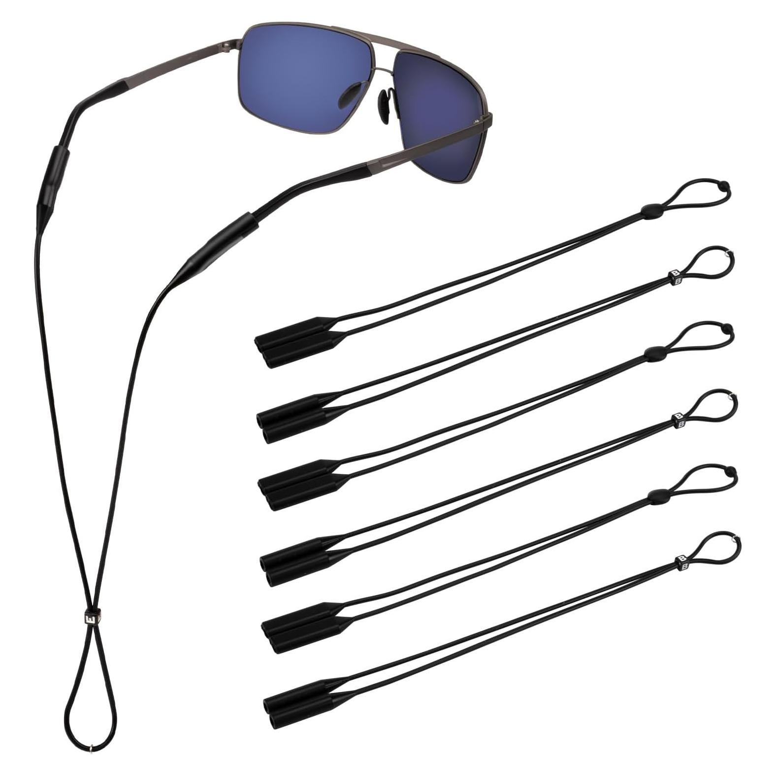 6 Correas Ajustables para Gafas Amrules Silicona 52 cm