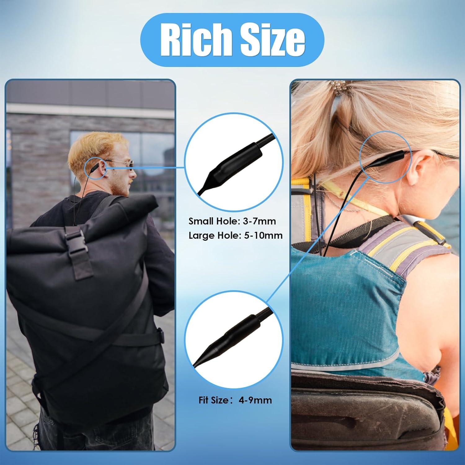 6 Correas Ajustables para Gafas Amrules Silicona 52 cm