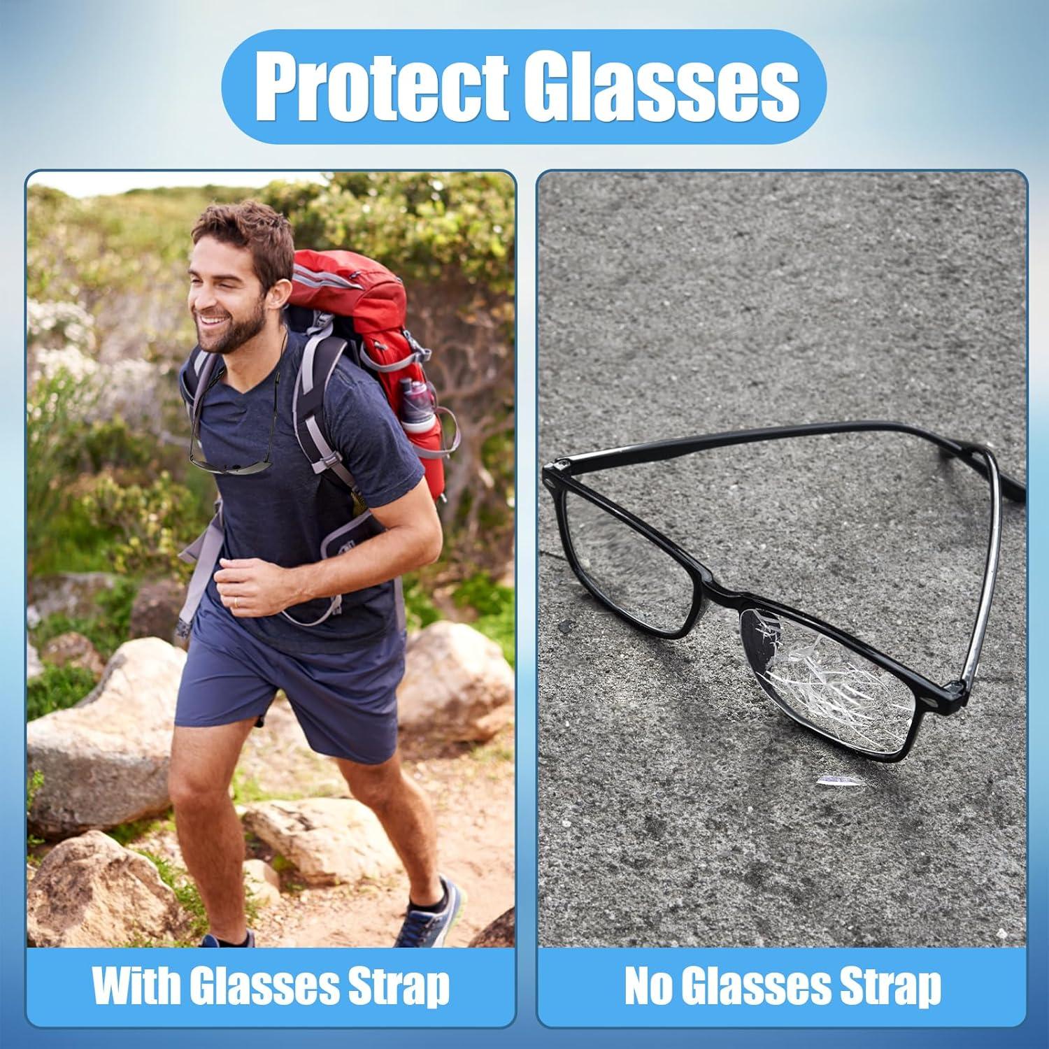 6 Correas Ajustables para Gafas Amrules Silicona 52 cm