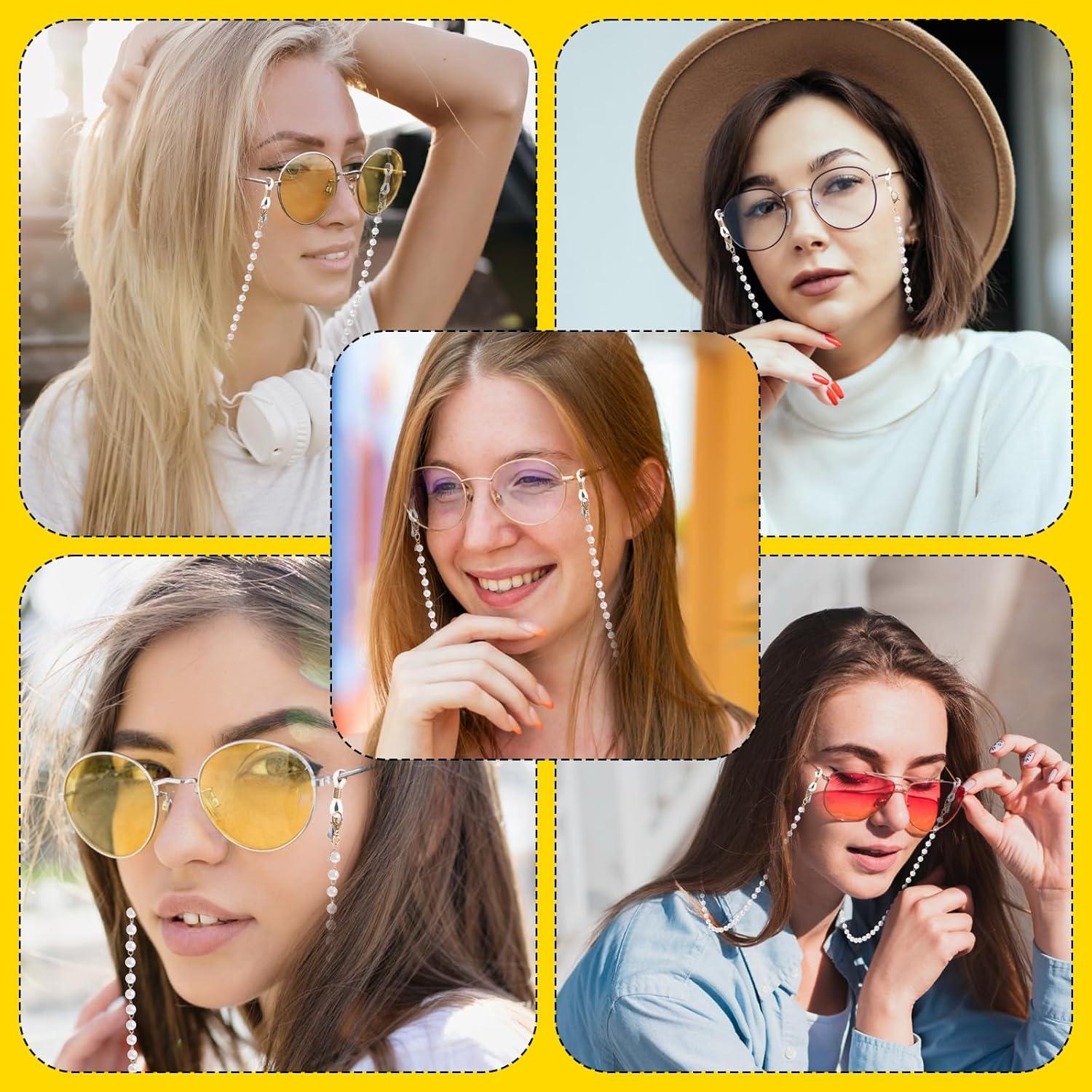 Cadena para Gafas COMNICO de Perlas 70cm para Mujeres