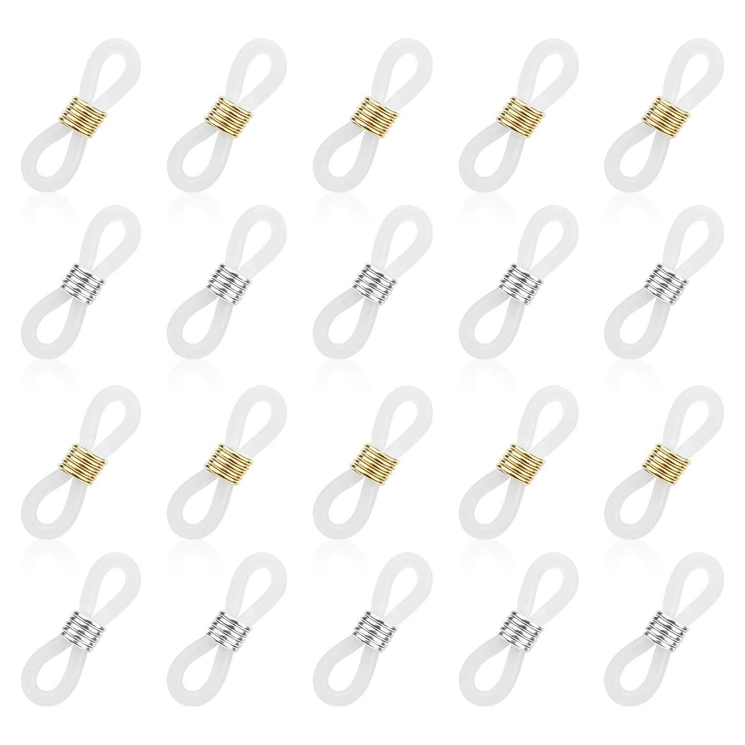 Extremos de Cadena para Gafas HUIHUIBAO 20 Piezas Ajustables