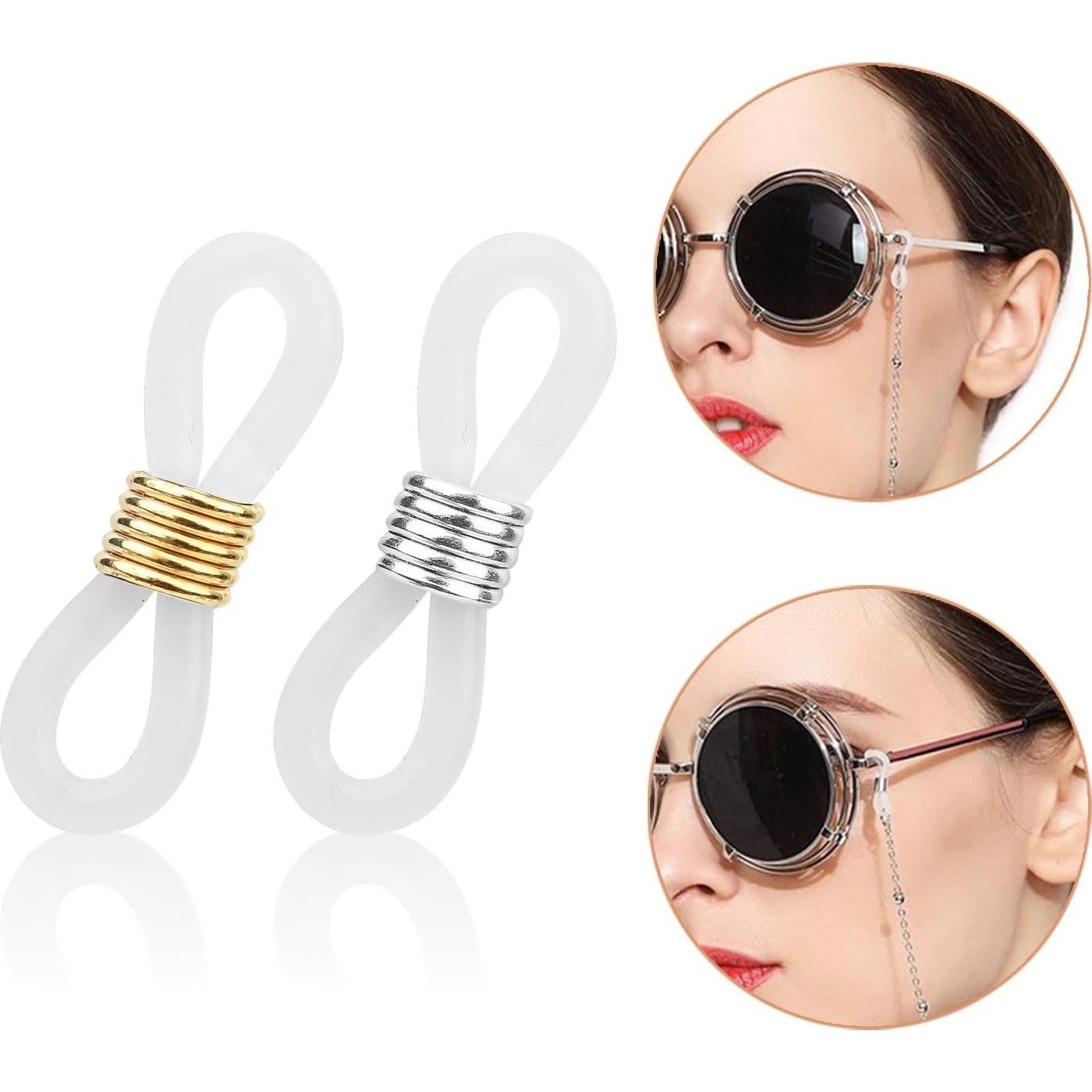 Extremos de Cadena para Gafas HUIHUIBAO 20 Piezas Ajustables