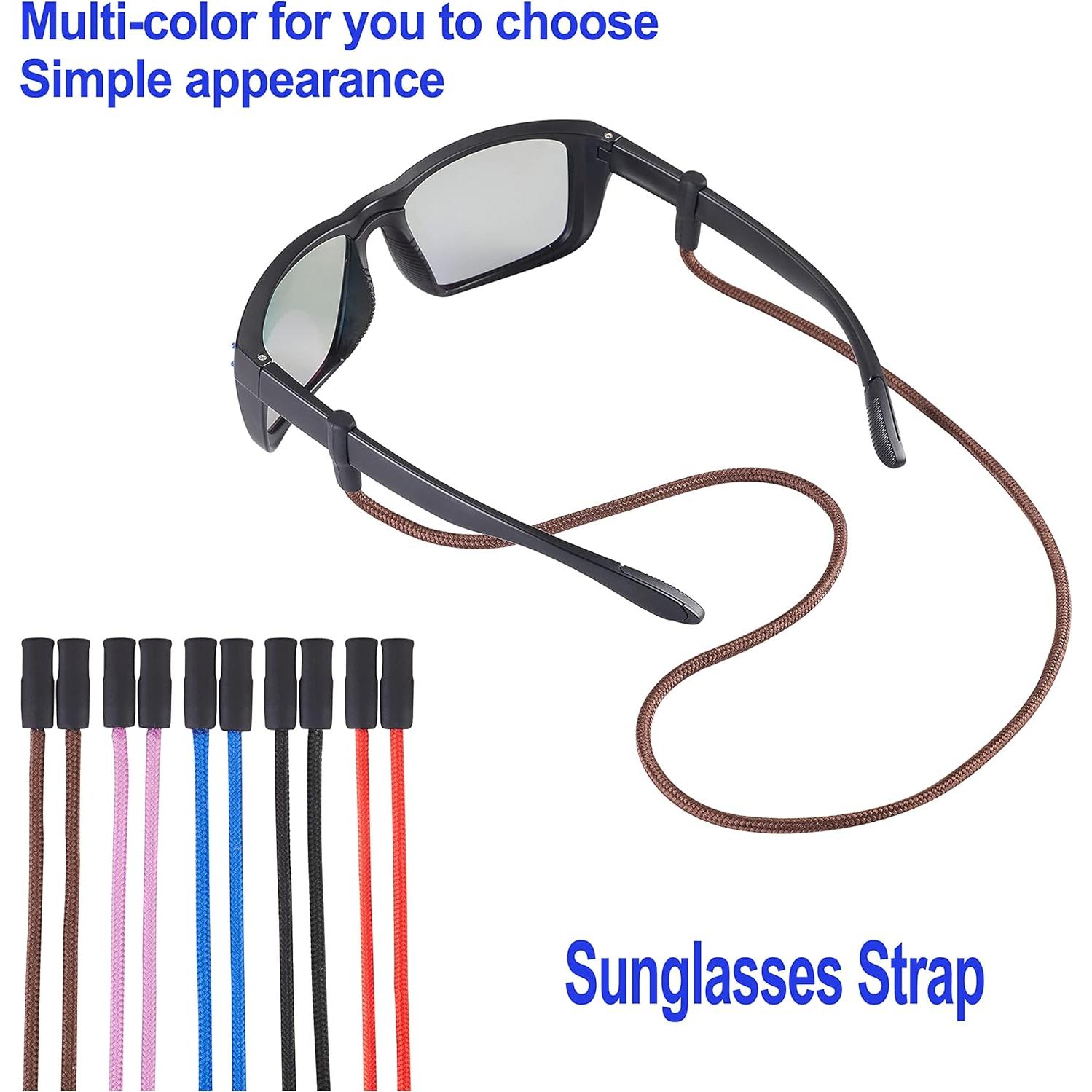 Correa para Gafas Lvvfit 3pcs Negro 70cm Silicona Nylon