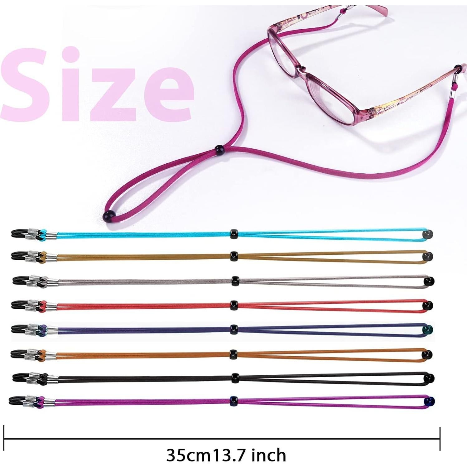 Correa para Gafas YGDZ de Cuero Ajustable 8 Colores