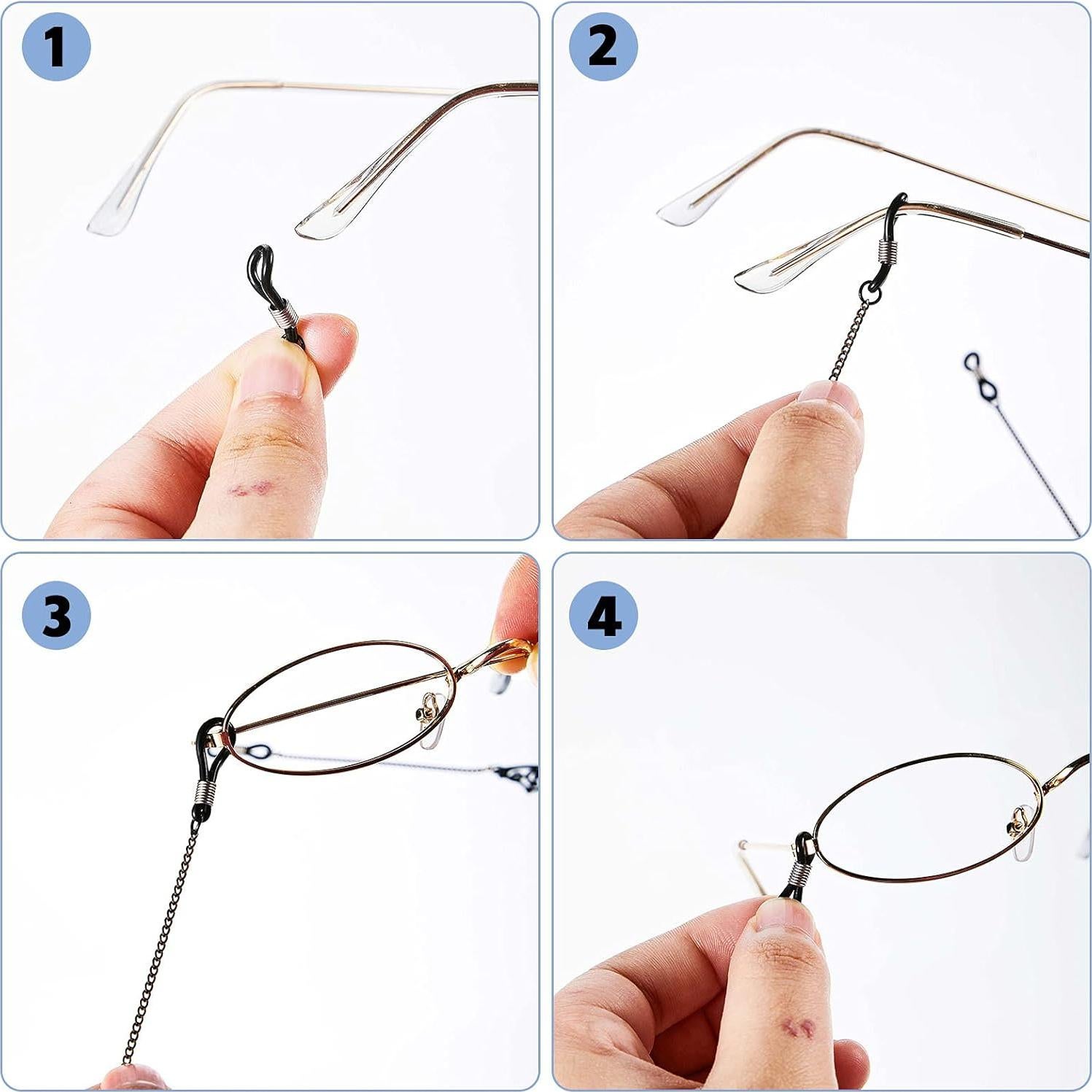 Cadena de Gafas de Murciélago Frienda 75 cm 2 Piezas