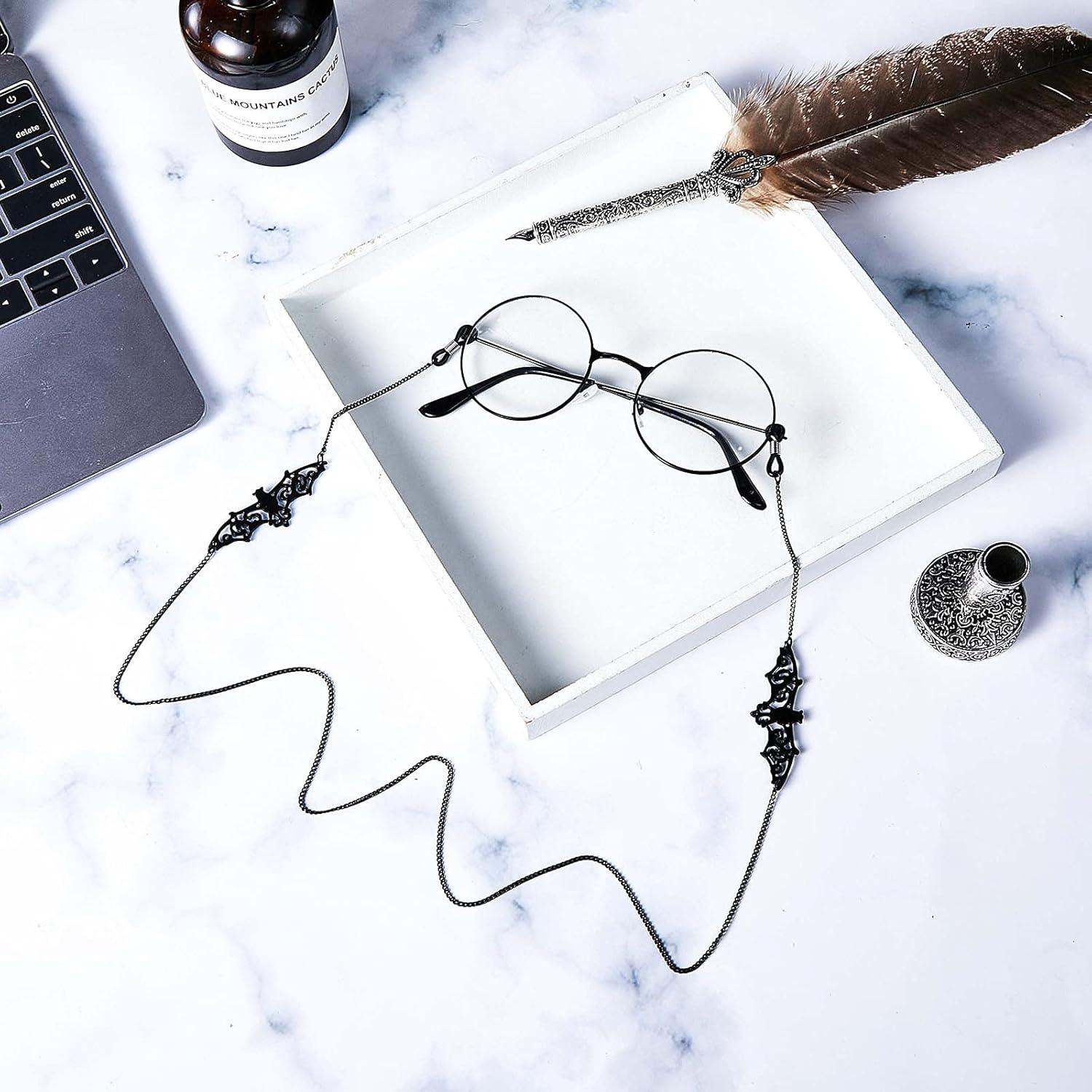 Cadena de Gafas de Murciélago Frienda 75 cm 2 Piezas