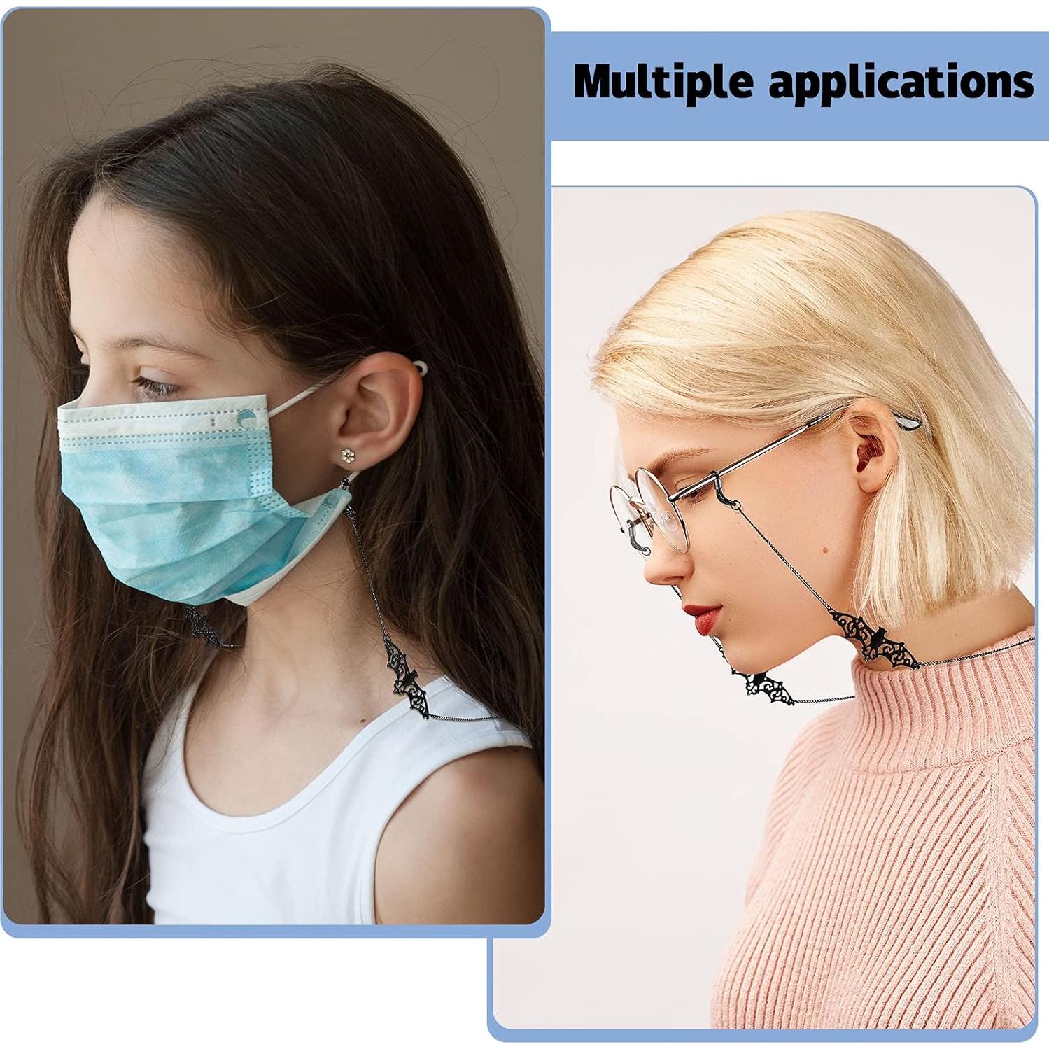 Cadena de Gafas de Murciélago Frienda 75 cm 2 Piezas