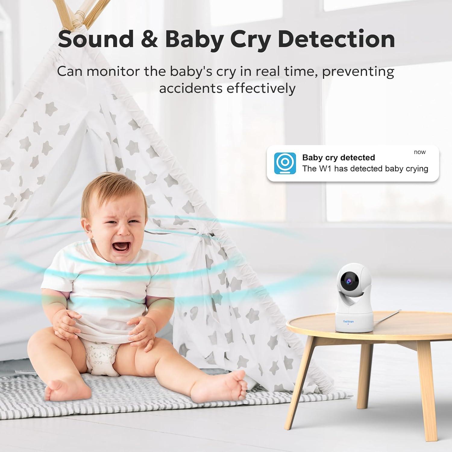 Cámara de Seguridad Owltron 2K Interior 360° WiFi con Audio