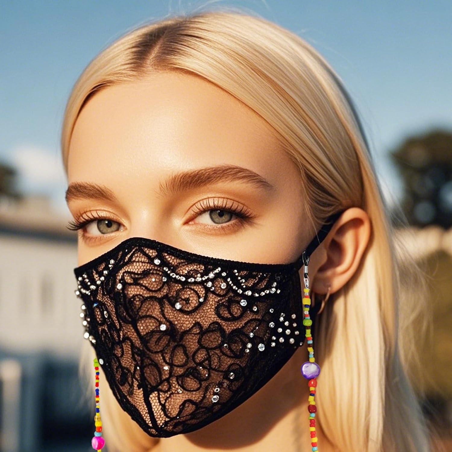 Cadena de Gafas Elegante con Perlas para Mujeres 74.93 cm