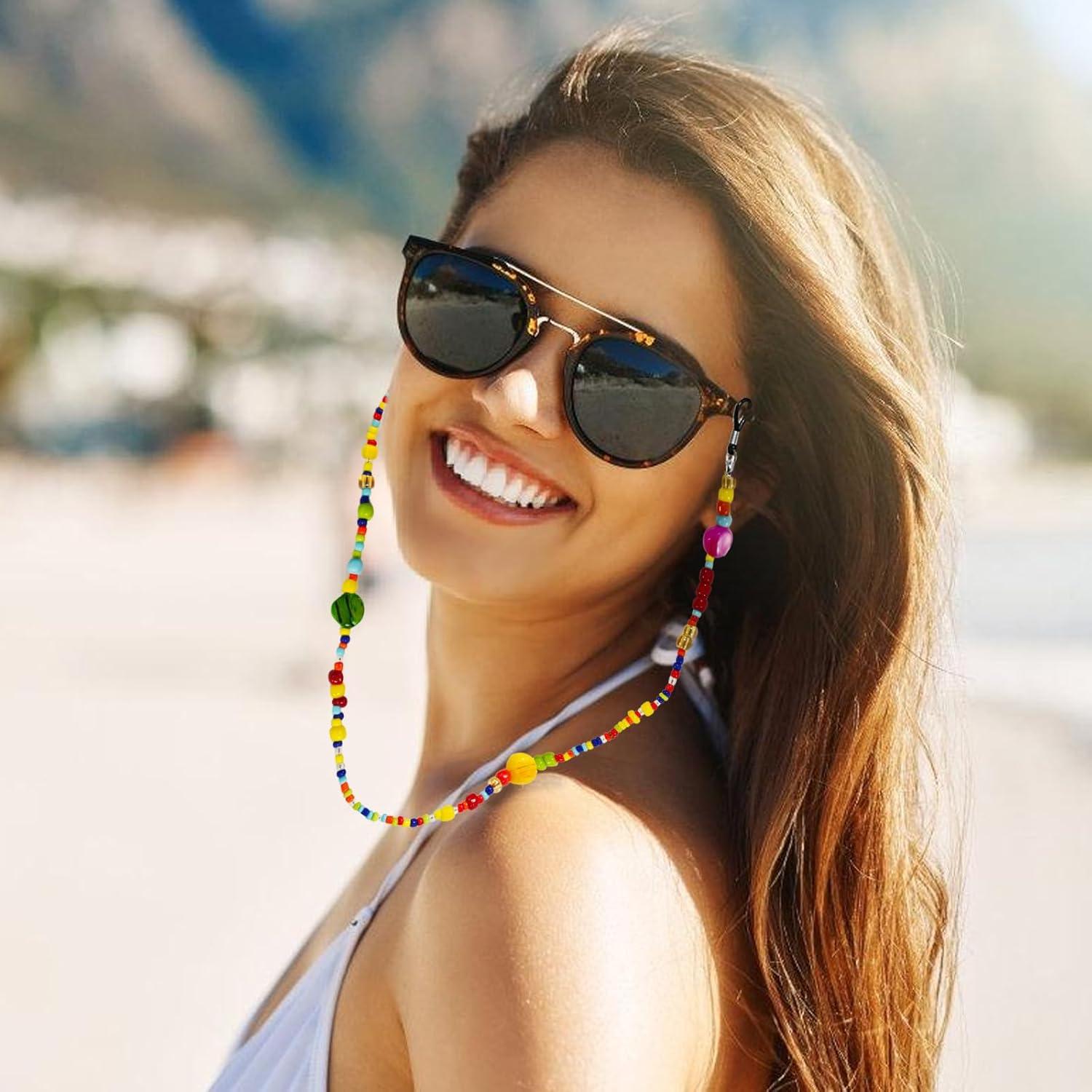 Cadena de Gafas Elegante con Perlas para Mujeres 74.93 cm