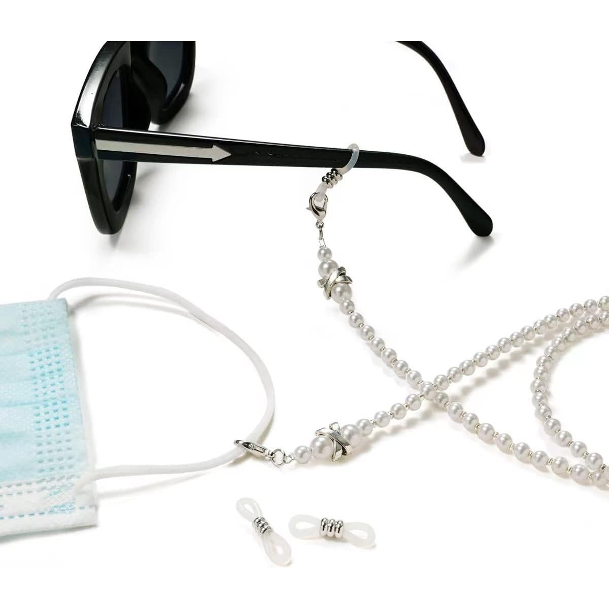 Soporte de Cadenas para Gafas Newchangxing1 con Perlas