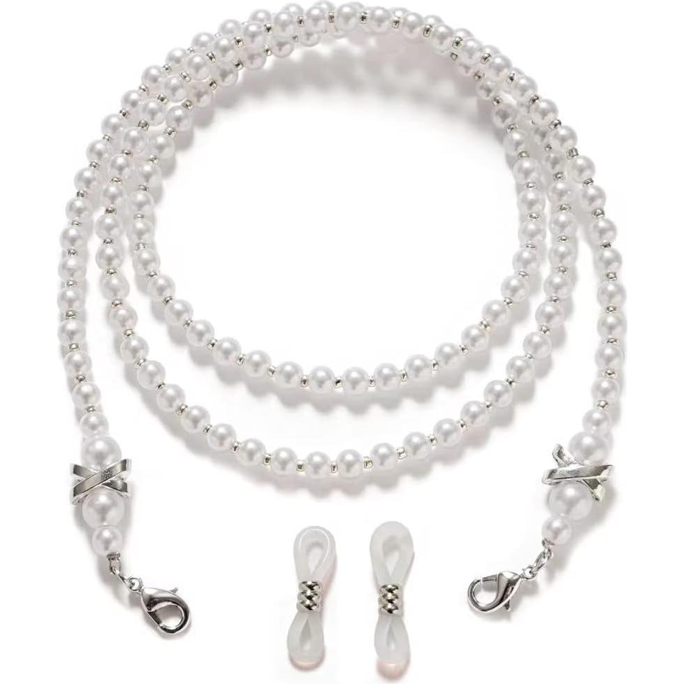 Soporte de Cadenas para Gafas Newchangxing1 con Perlas