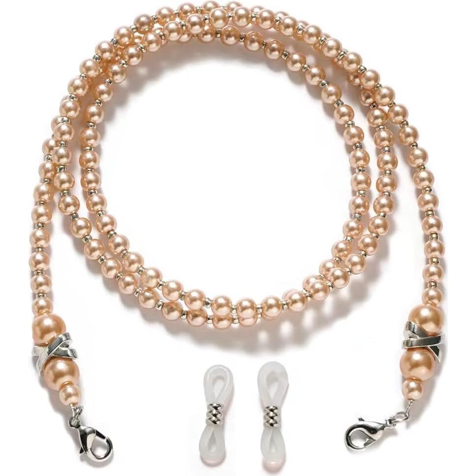 Soporte de Cadenas para Gafas Newchangxing1 con Perlas