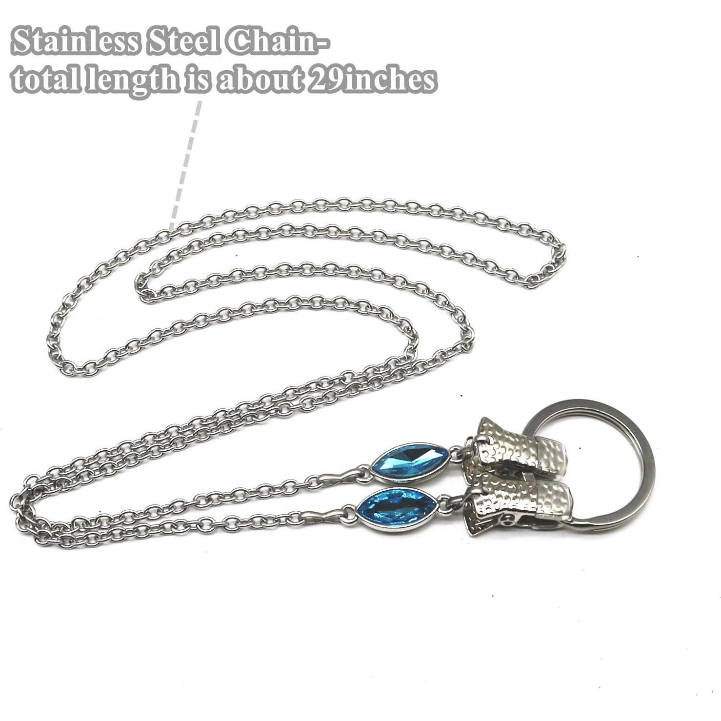 Cadena para Gafas Acero Inoxidable Clip 73.66 cm Unisex