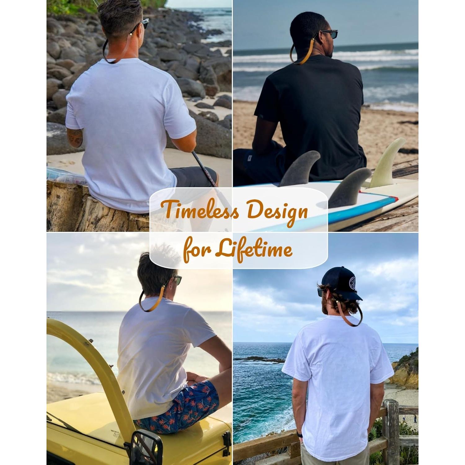 Correa de Gafas de Cuero PVS-002 para Hombres y Mujeres