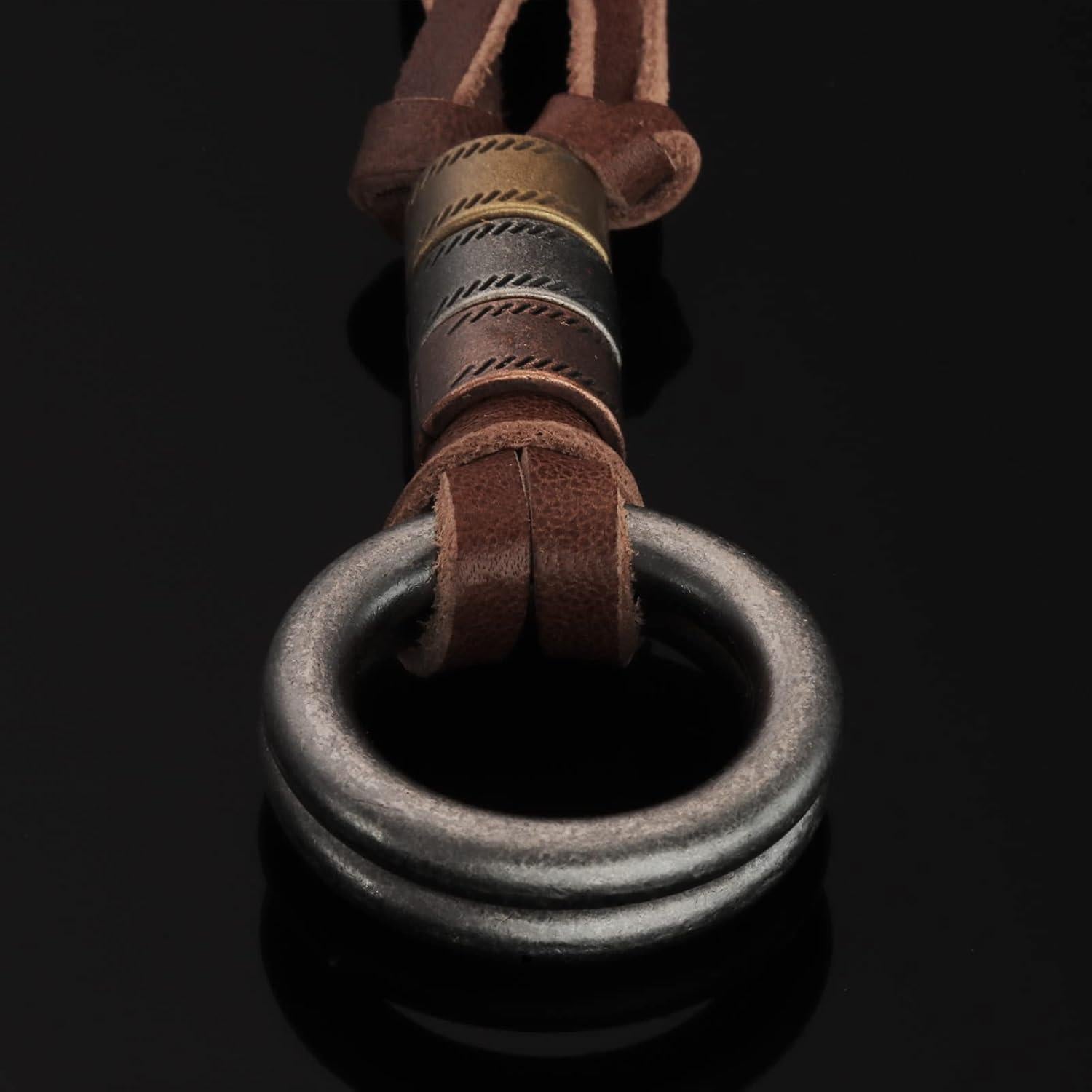 Collar de Gafas de Cuero Hutimy Ajustable 40-80 cm Unisex