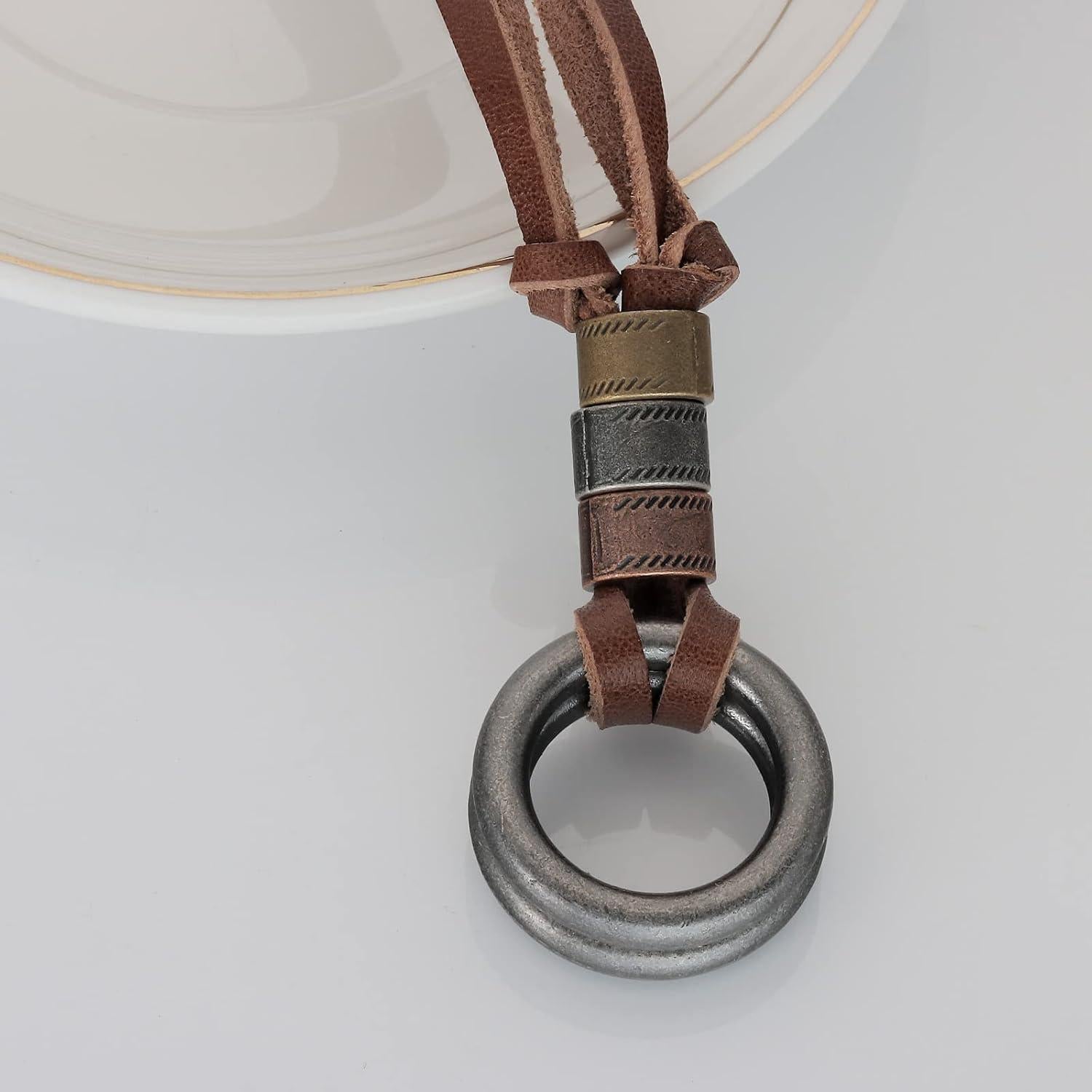 Collar de Gafas de Cuero Hutimy Ajustable 40-80 cm Unisex