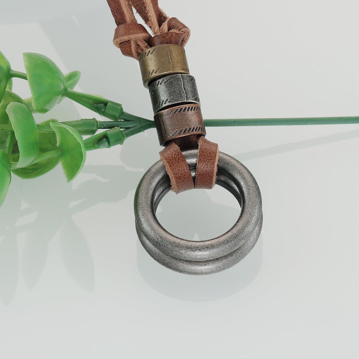 Collar de Gafas de Cuero Hutimy Ajustable 40-80 cm Unisex