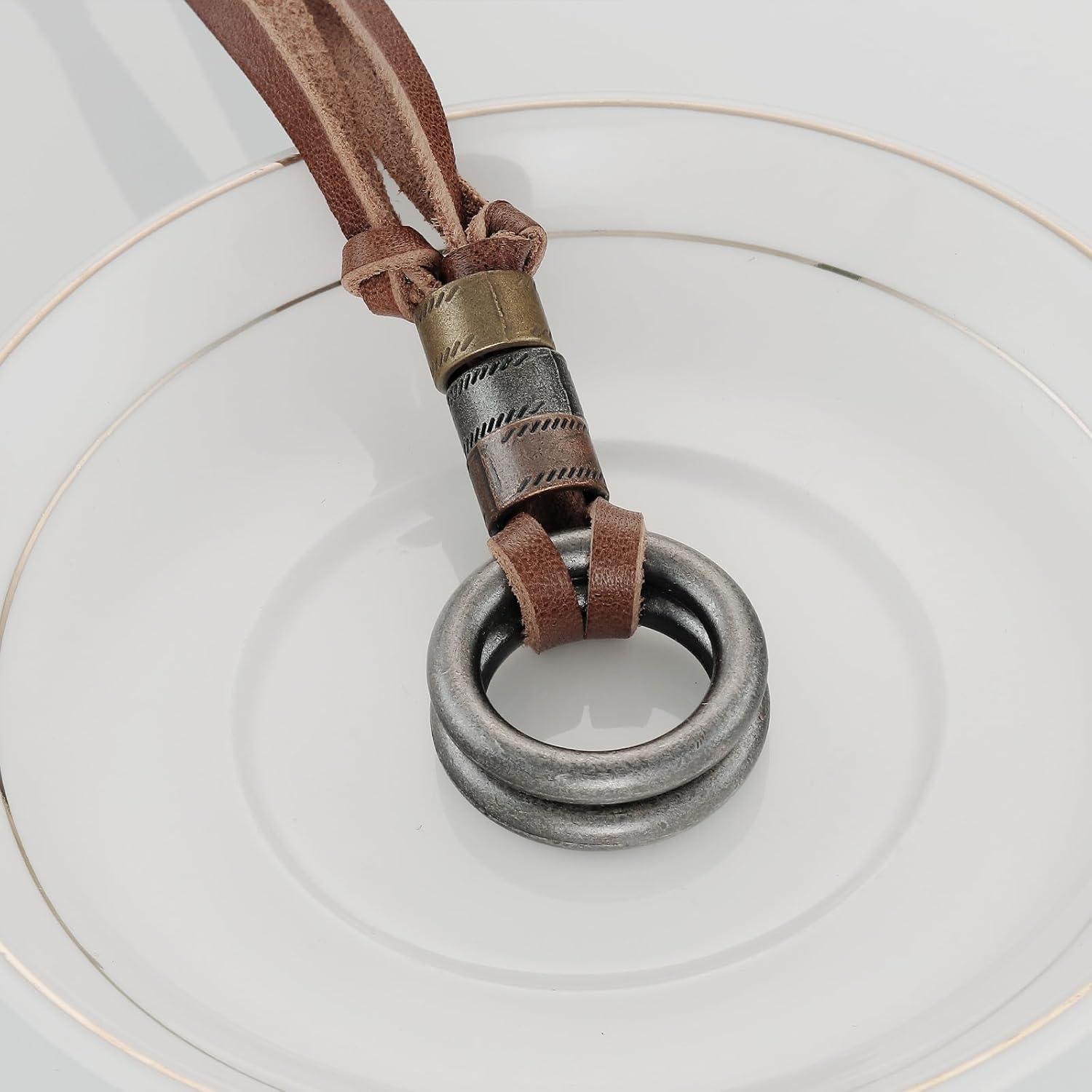 Collar de Gafas de Cuero Hutimy Ajustable 40-80 cm Unisex