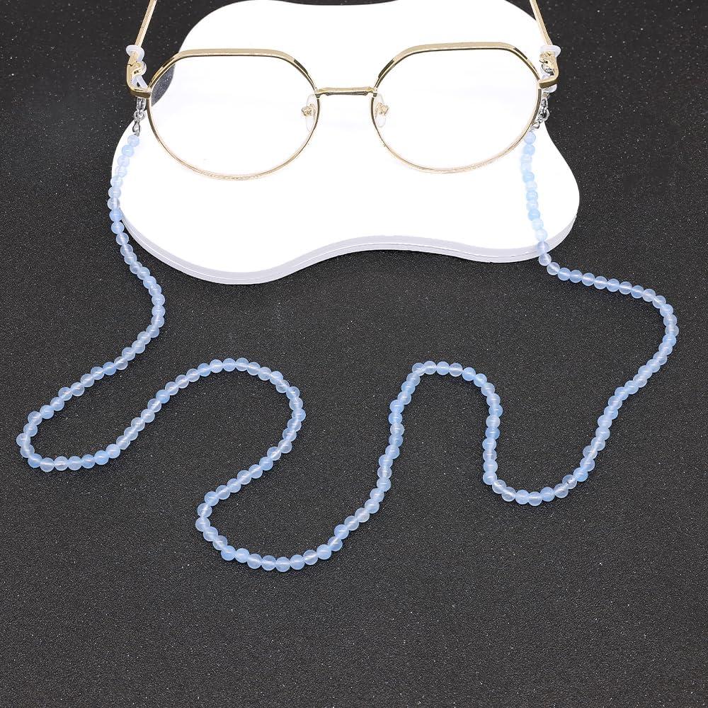 Cadena de Gafas LuReen Aguamarina Ajustable para Mujeres