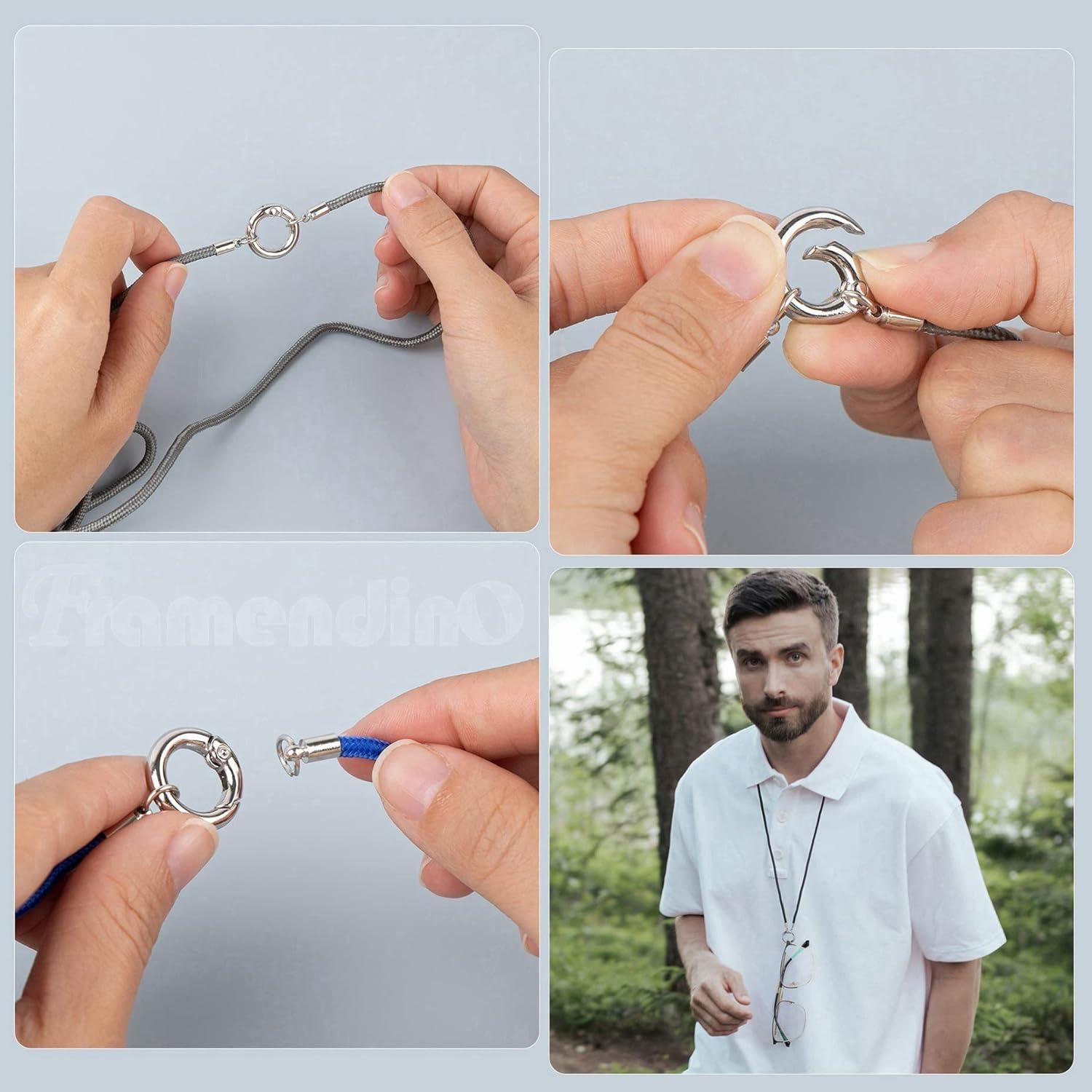 Collar Soporte para Gafas Framendino 3 Piezas Acero Inoxidable