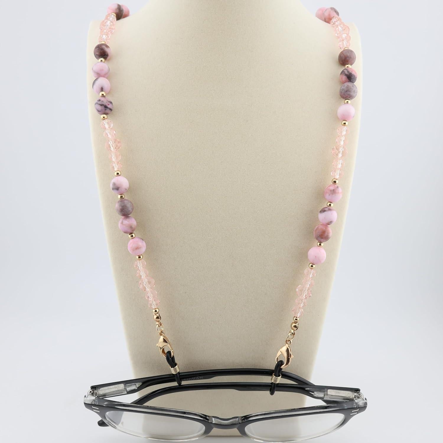 Cadena de Gafas de Piedra Preciosa para Mujeres - Lanyard Chic