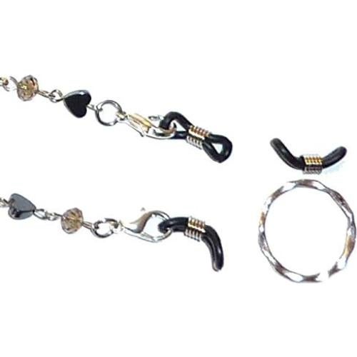 Cadena de Cristal Beads Hidden Hollow 71cm Soporte Gafas