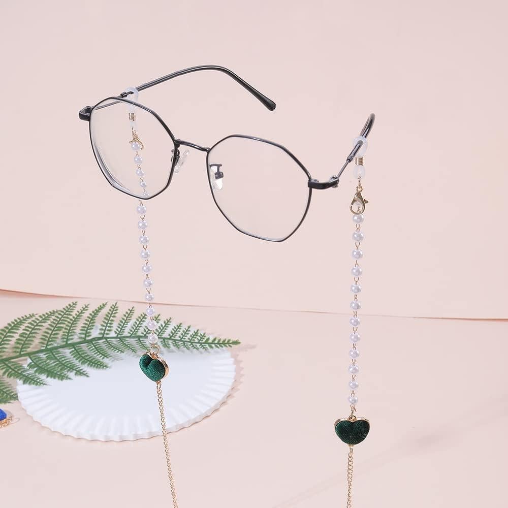 Cadena de Gafas de Perlas Xiyantiji para Mujeres y Niñas