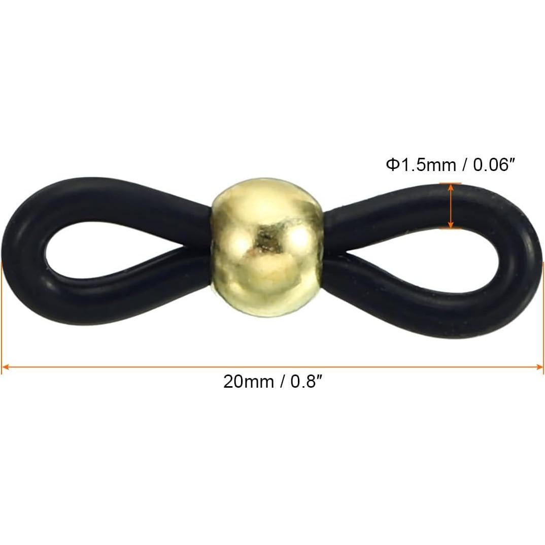 Conector de Cadena para Gafas PATIKIL, 20 Piezas, Dorado